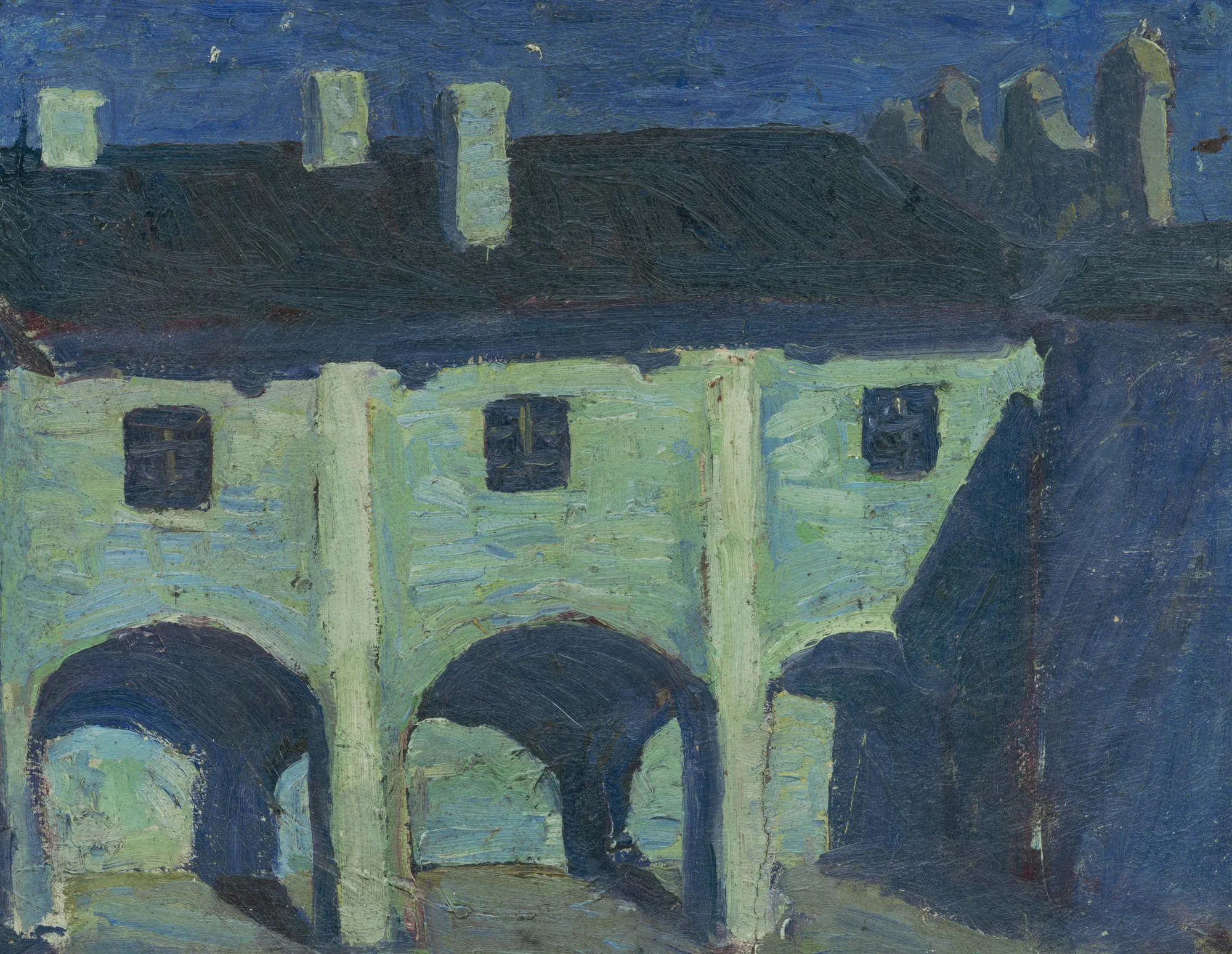 Courtyard of Strážky Manor