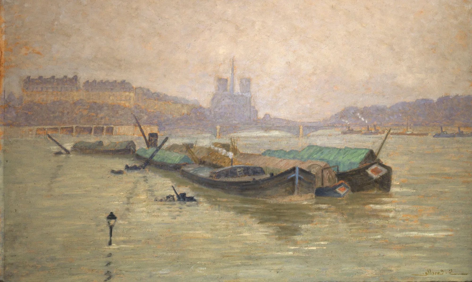 L'Ile Saint-Louis et Notre-Dame, vues du Pont d'Austerlitz