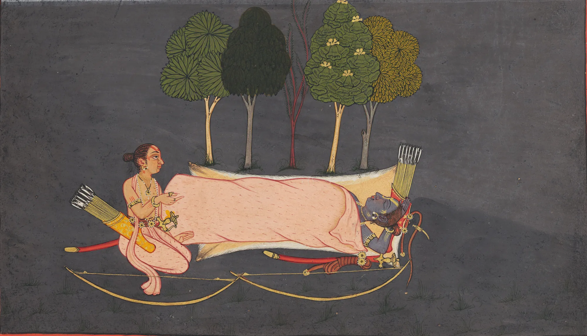 Lakshmana in the Service of Rama in the Forest