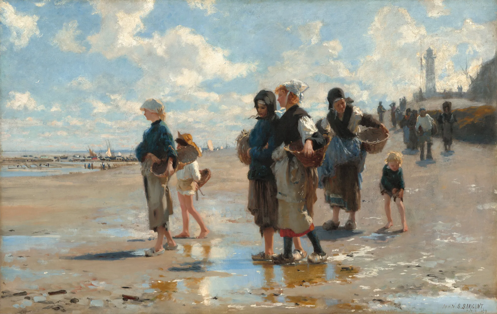 Setting Out to Fish by John Singer Sargent — featured fine-art print on Curata