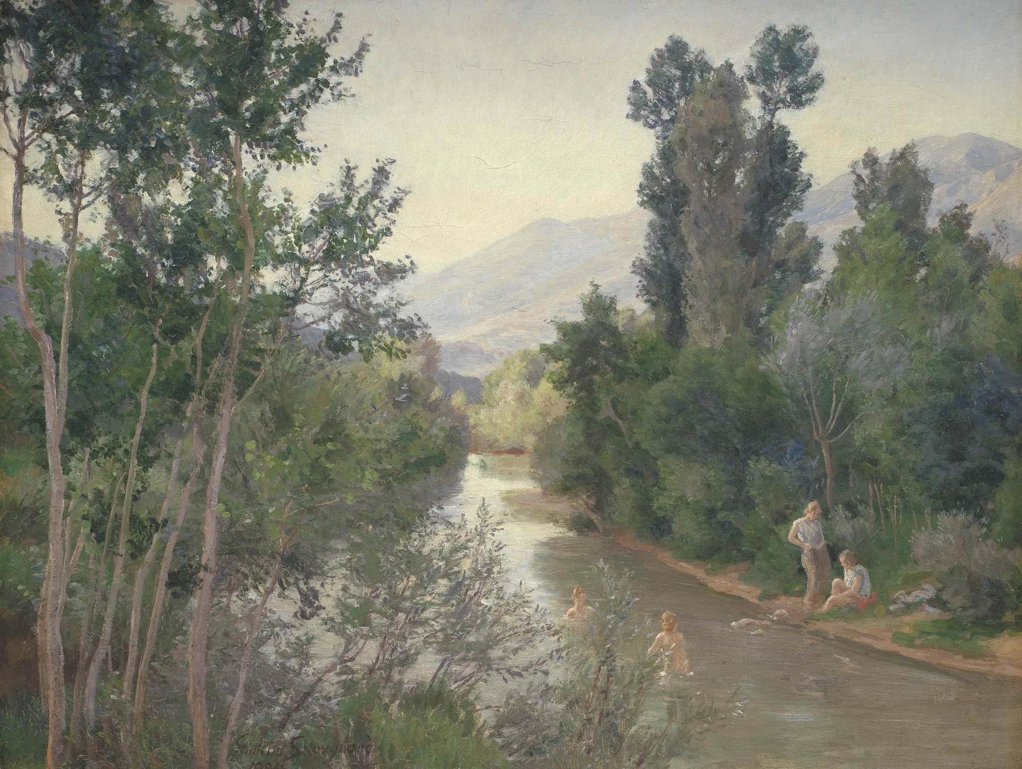 Autumn Day by the Liri River