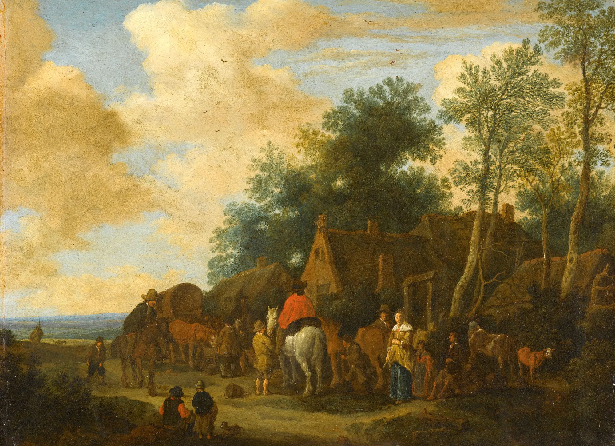 Halting at a Roadside Inn