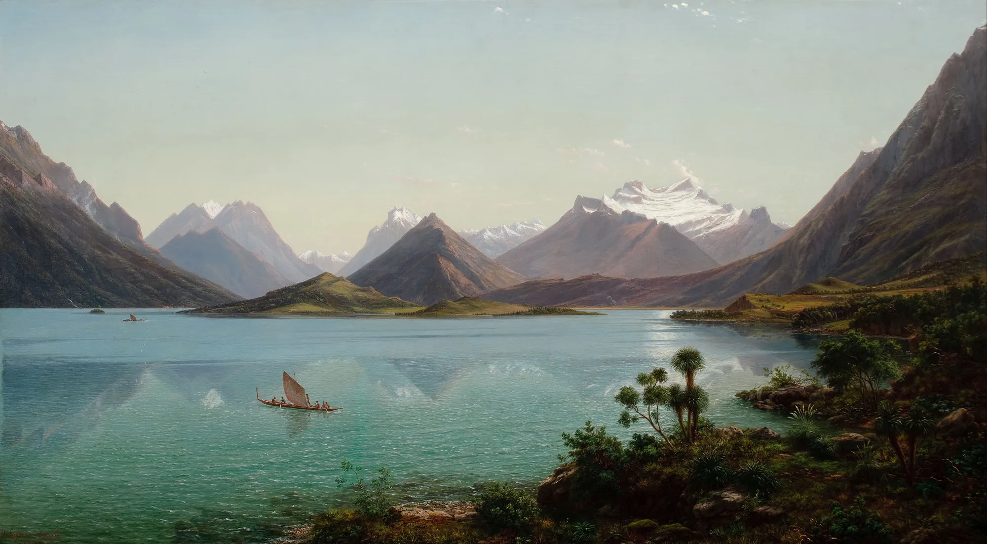 Lake Wakatipu with Mount Earnslaw