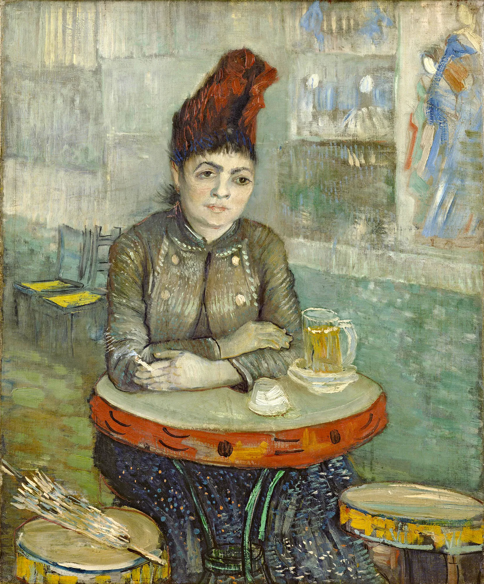 Agostina Segatori Sitting in the Café du Tambourin