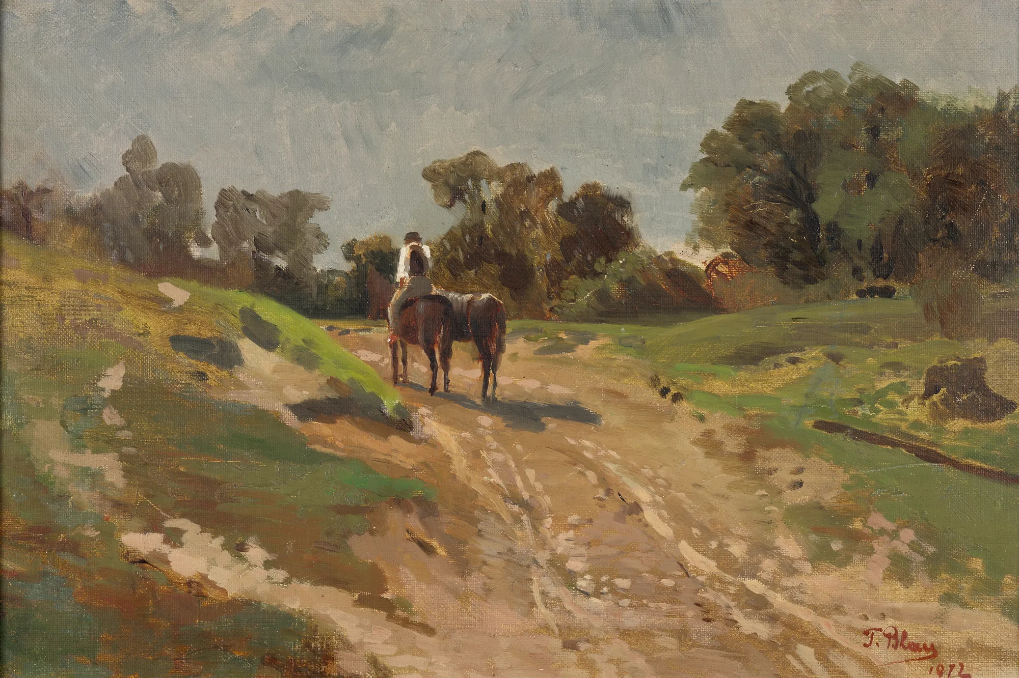 Rider on a Country Path