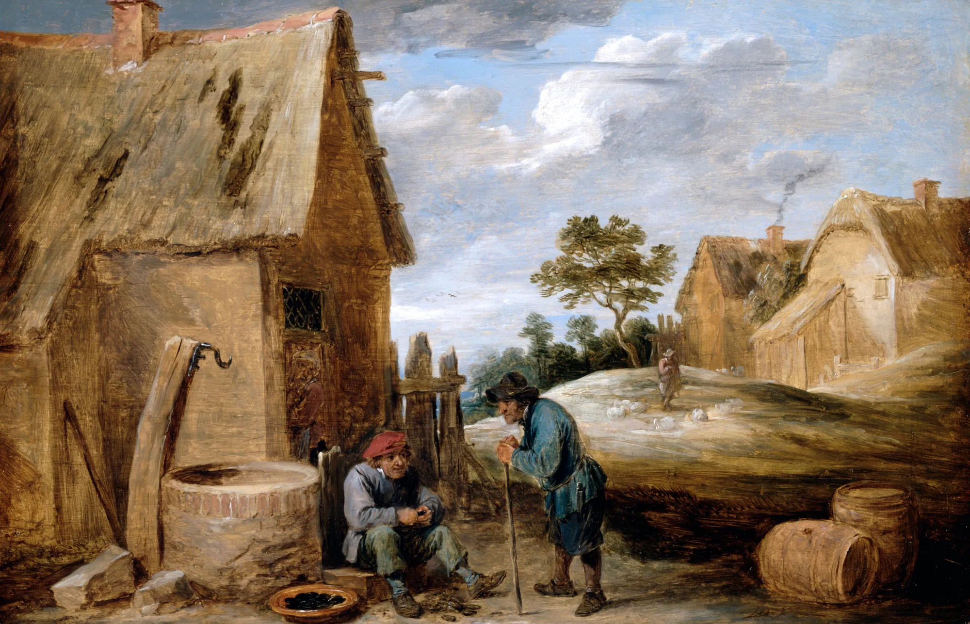 A Peasant Eating Mussels