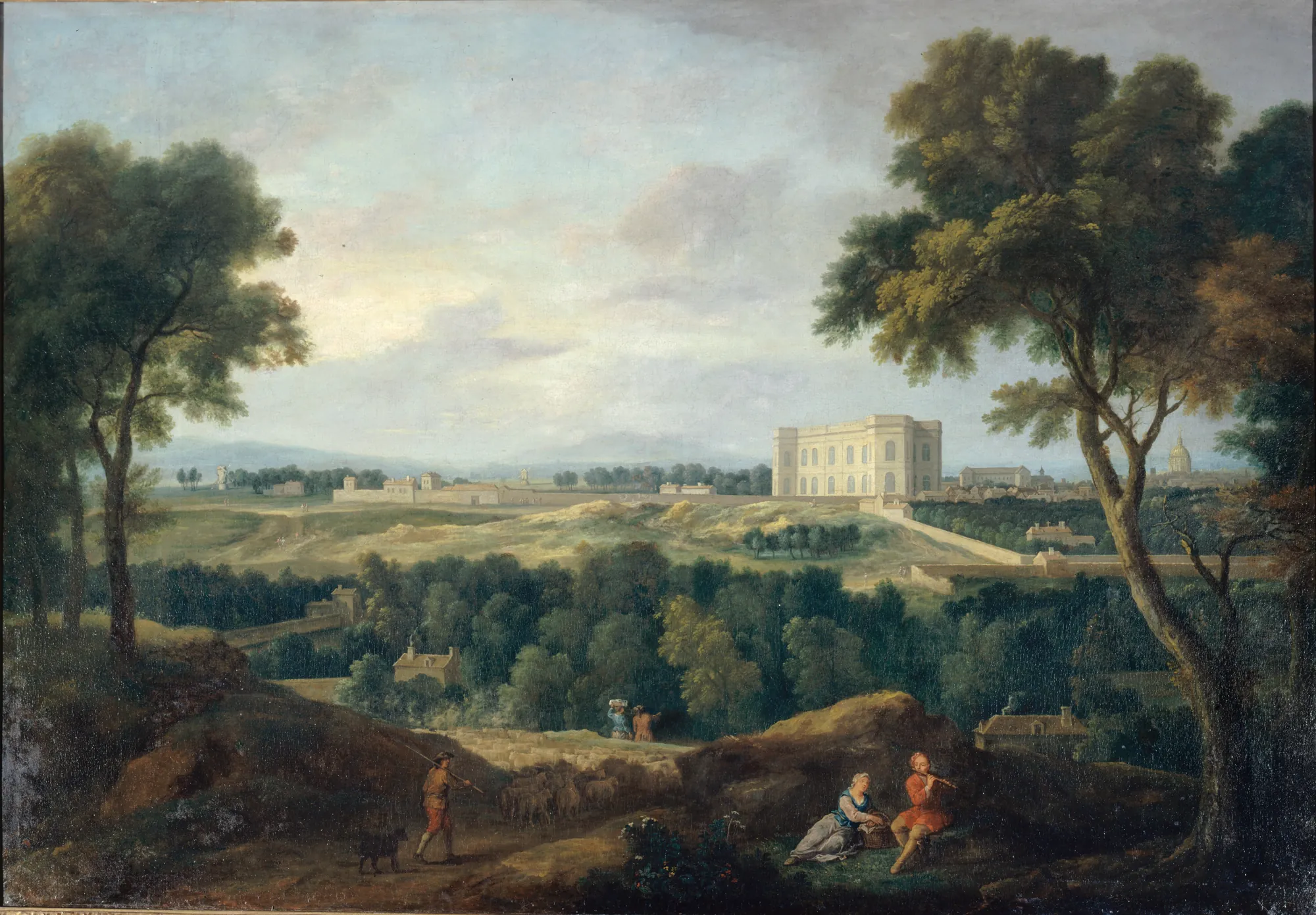 L'Observatoire, vu de la Butte aux Cailles
