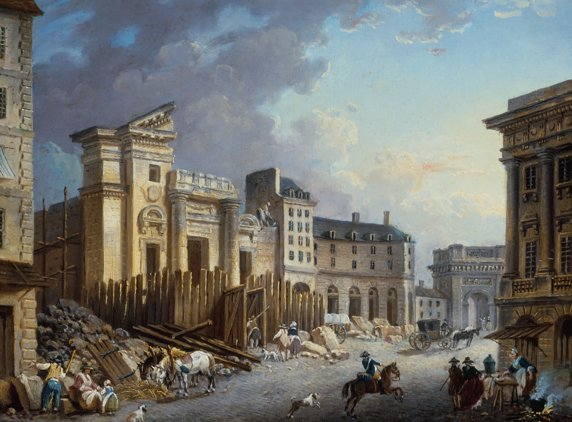The Demolition of the Church of Saint-Barthélemy