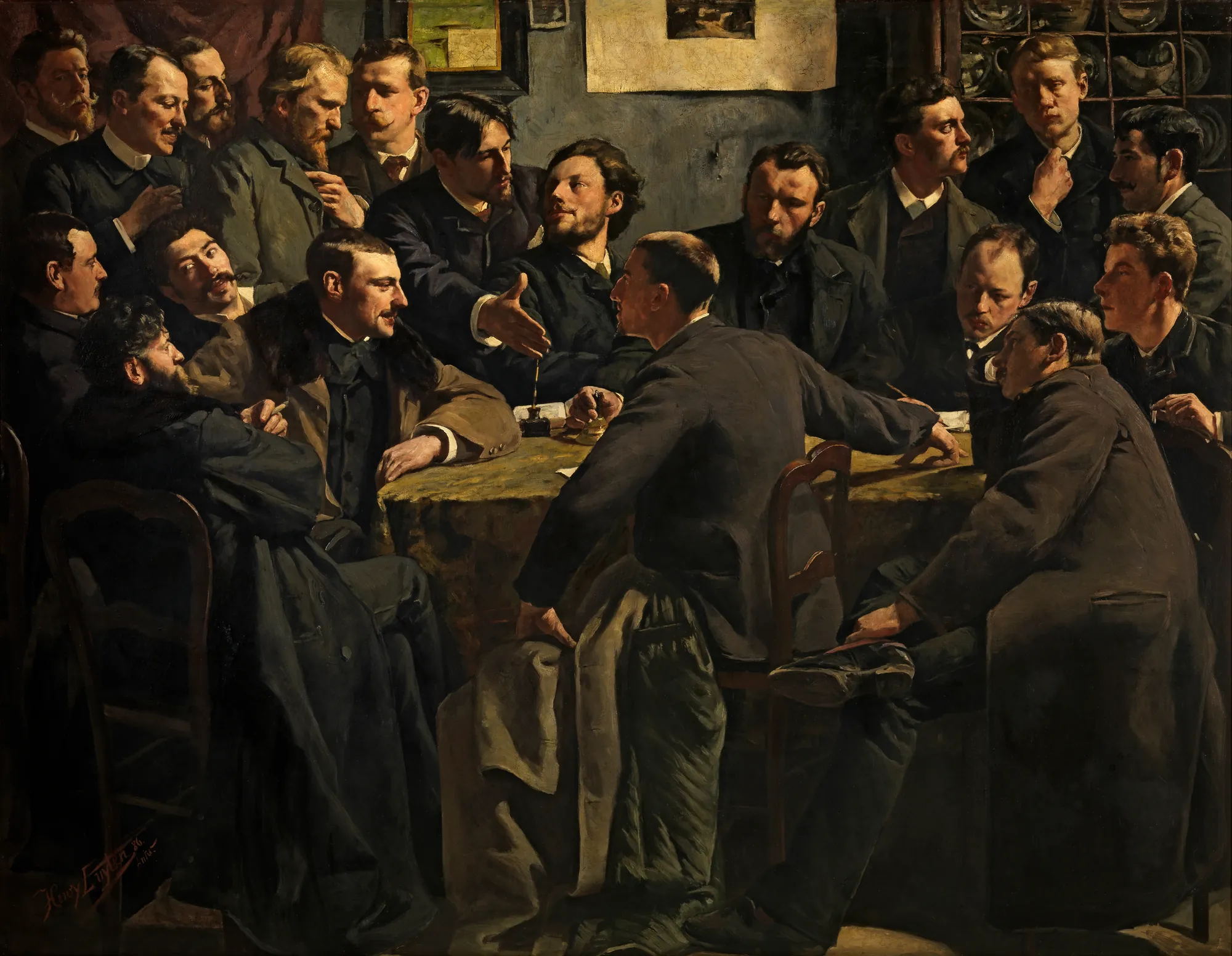 A Session of the Art Society 'Als Ik Kan'