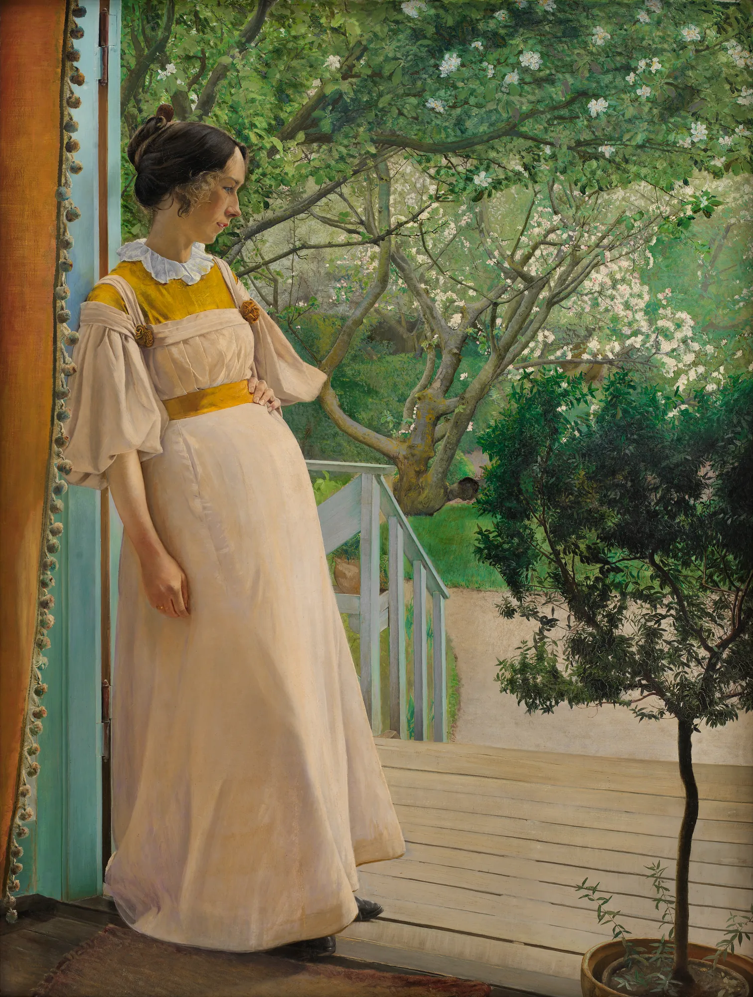 At the French Windows: The Artist's Wife