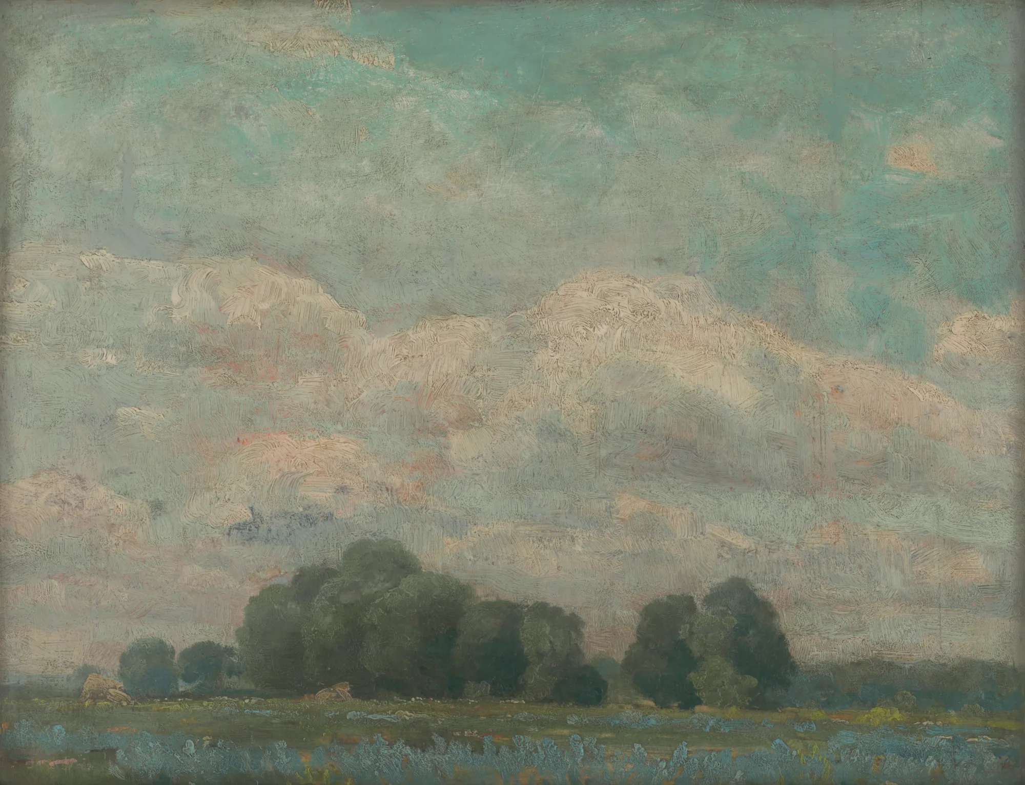 Meadow with Leafy Trees