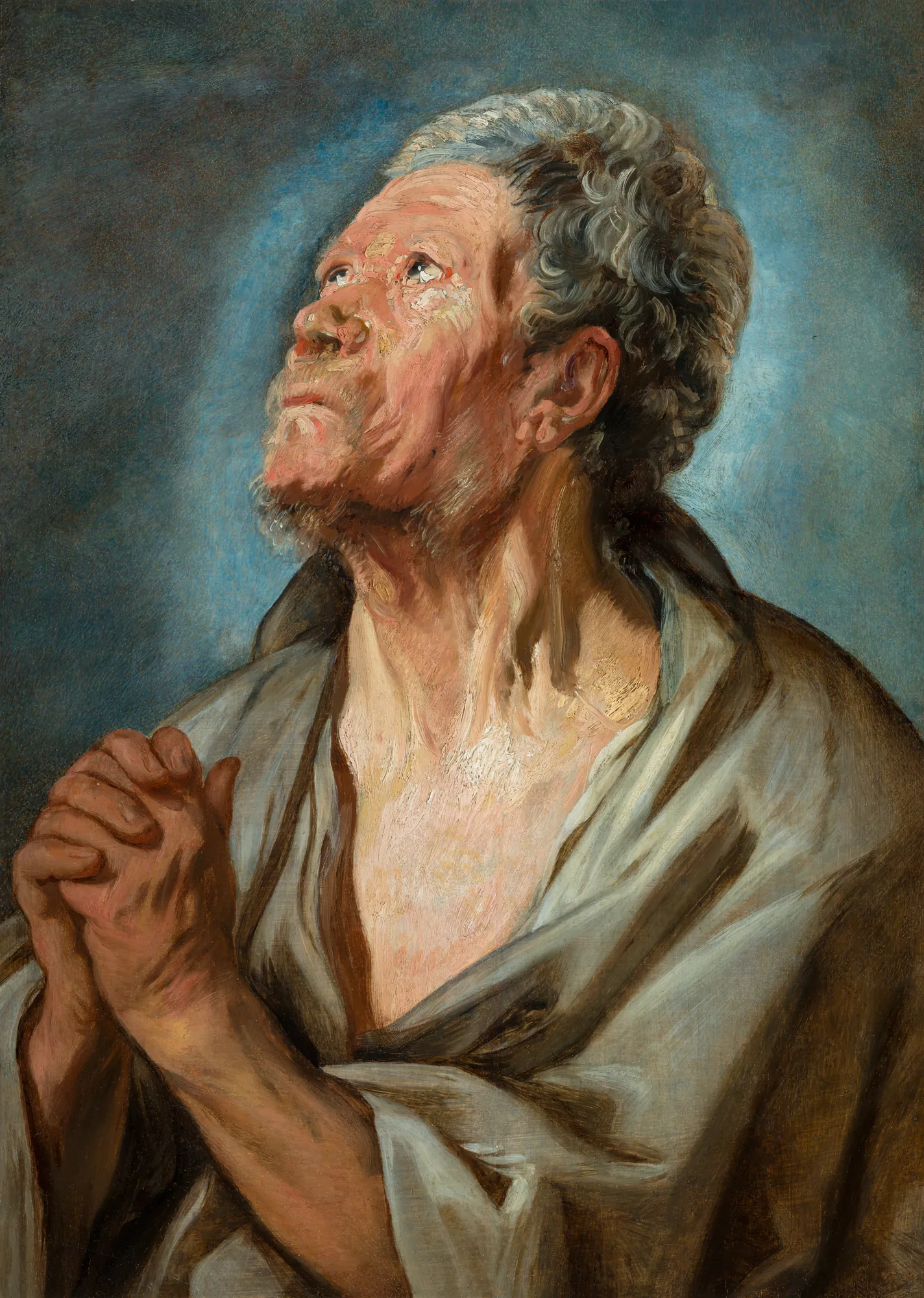 Study of an Old Man with Clasped Hands