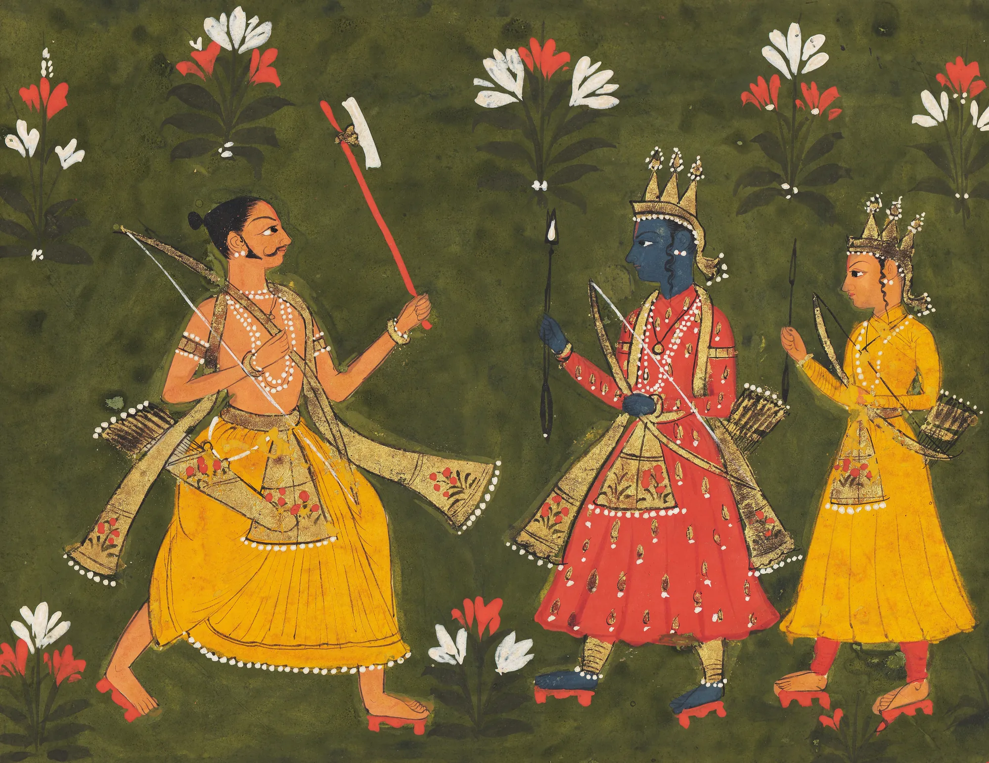 Parshurama Challenges Rama