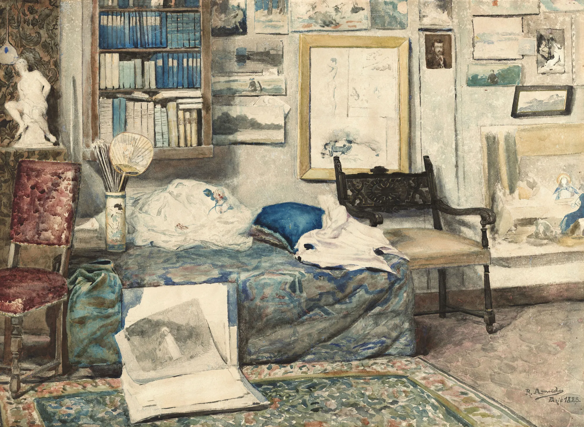 Ateliê do Artista em Paris