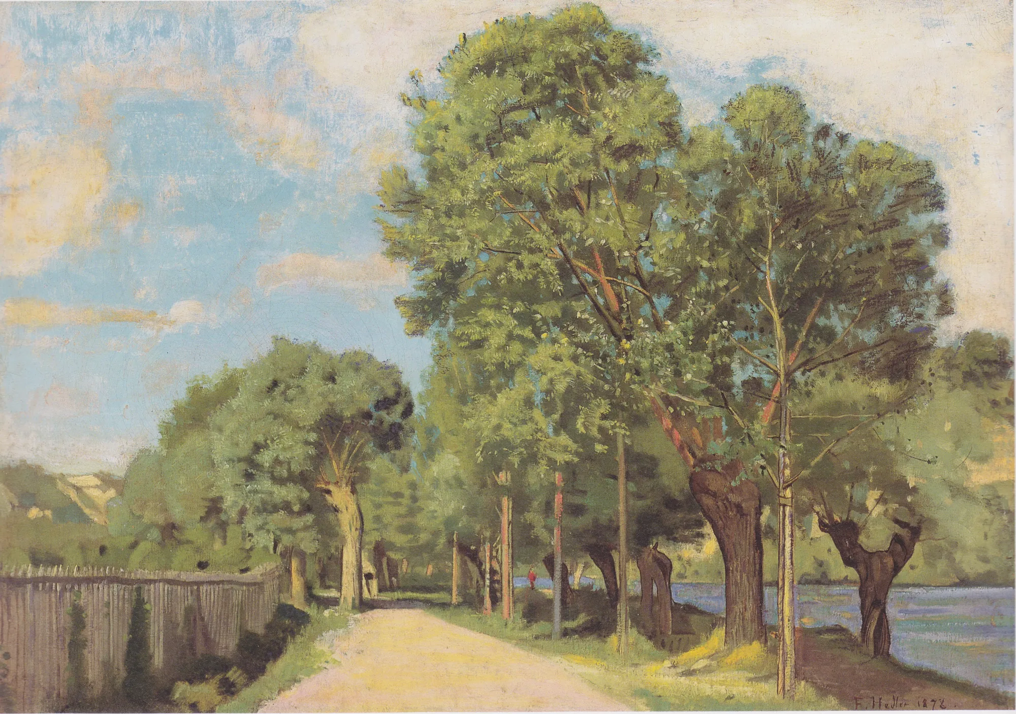 Landscape at the Jonction near Geneva
