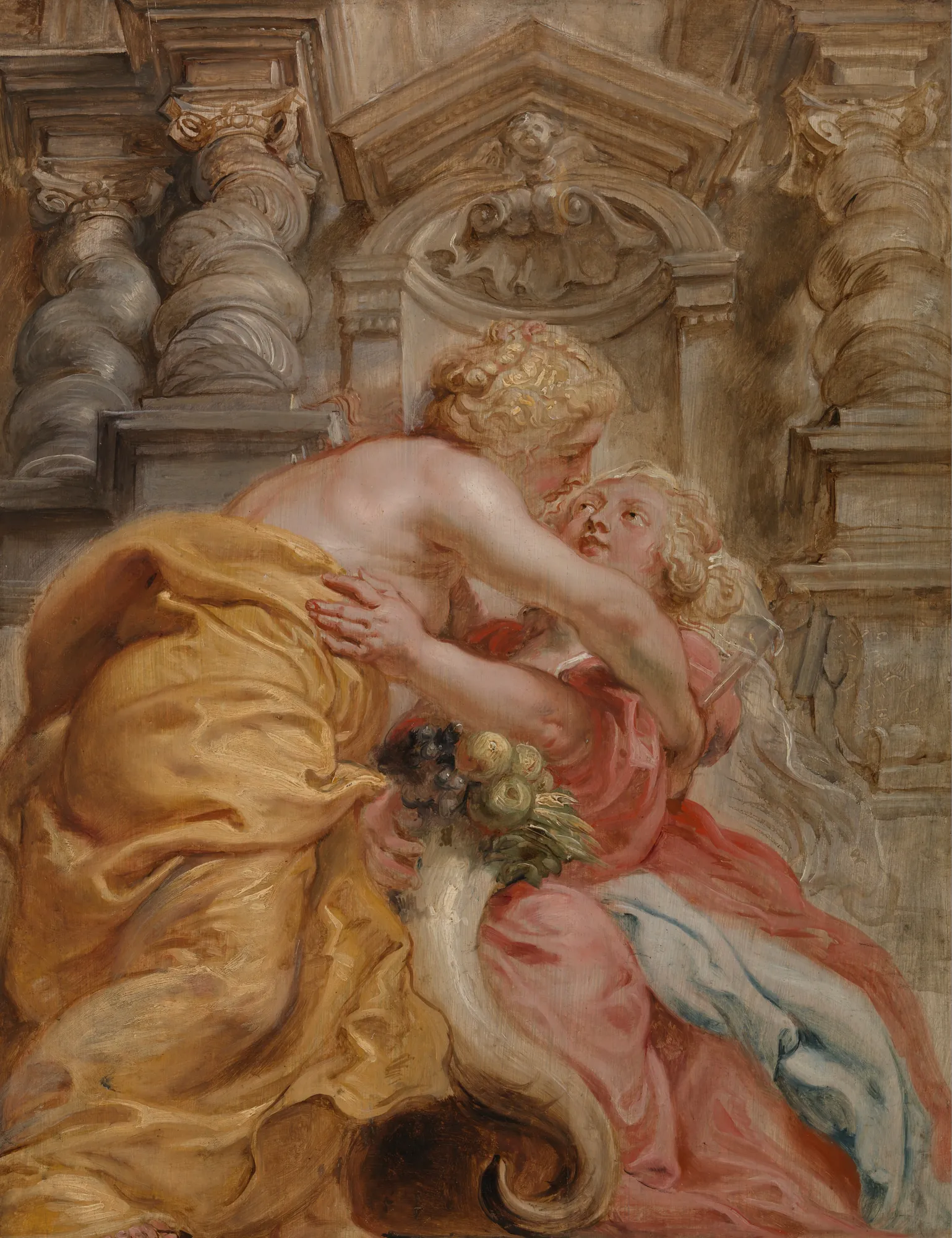 Peace Embracing Plenty