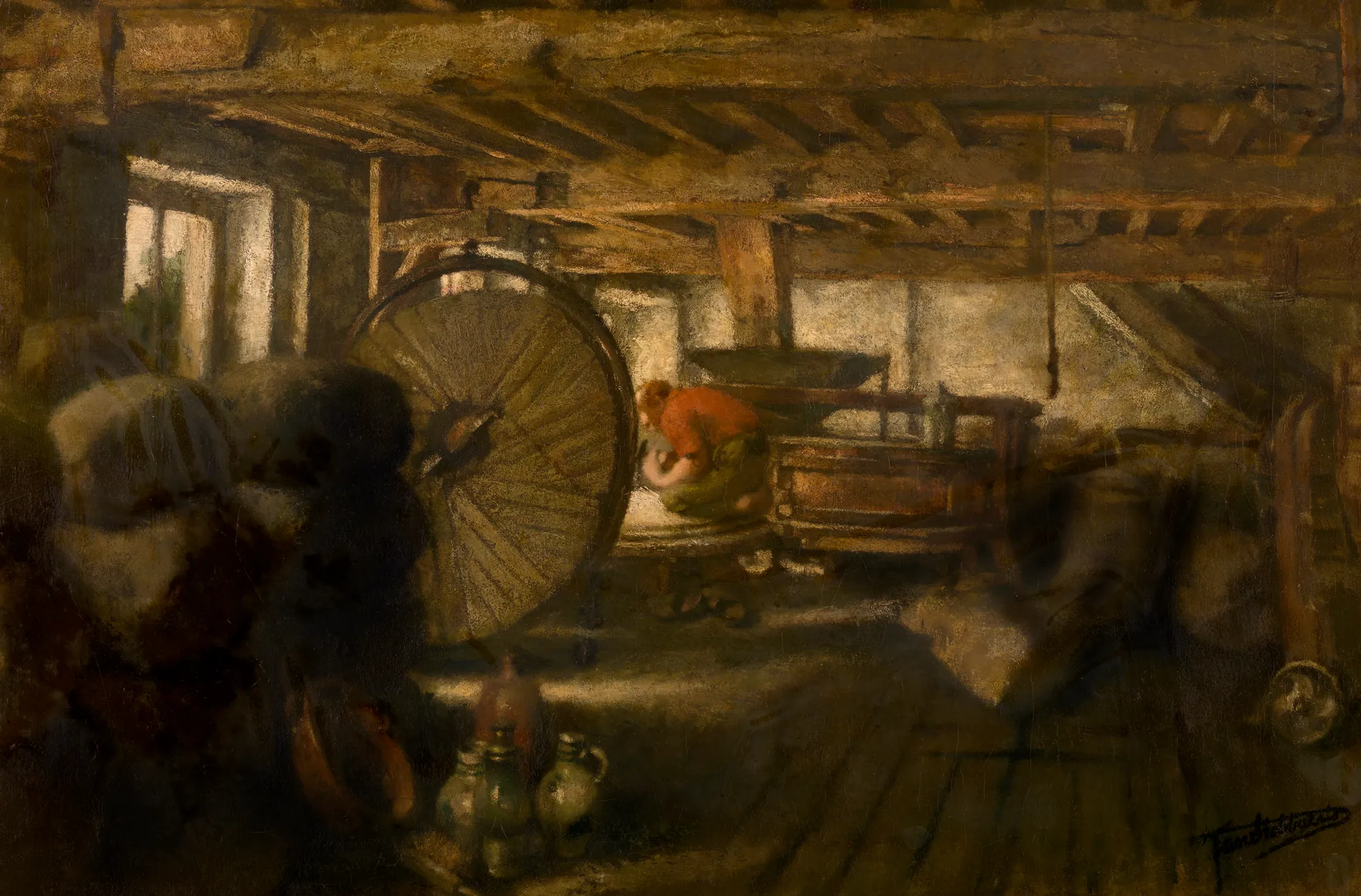 The Interior of a Windmill
