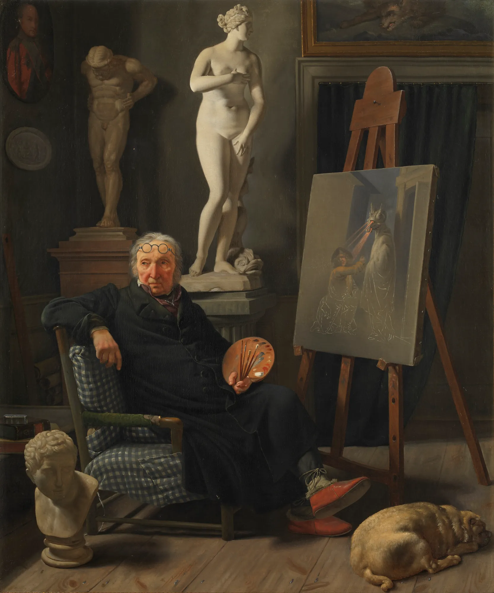 Portrait of the Painter C.A. Lorentzen