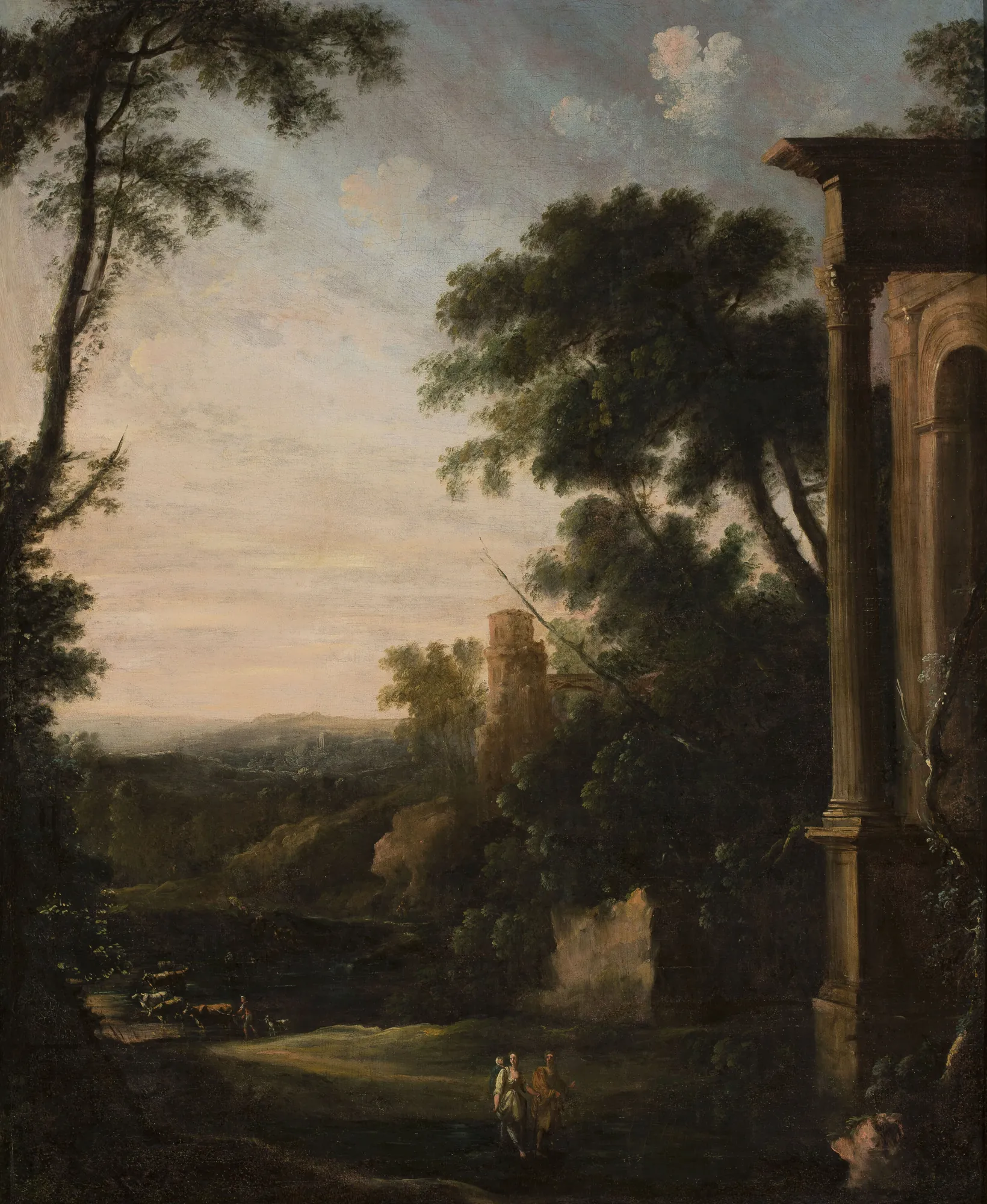 Landscape with Classical Architecture
