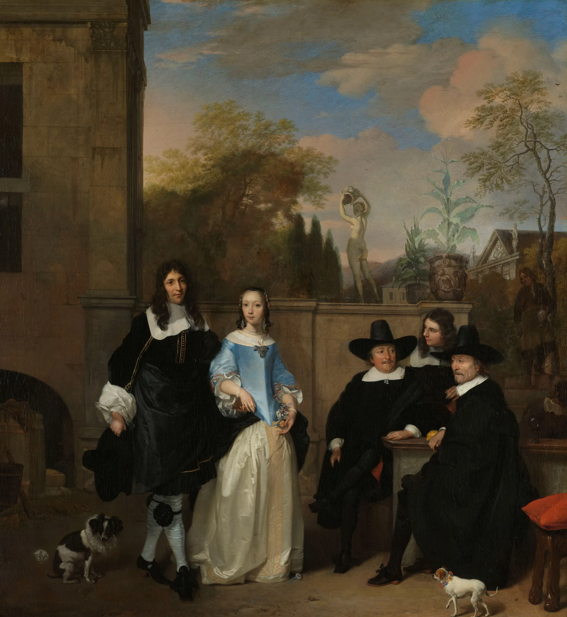 Company in a Garden