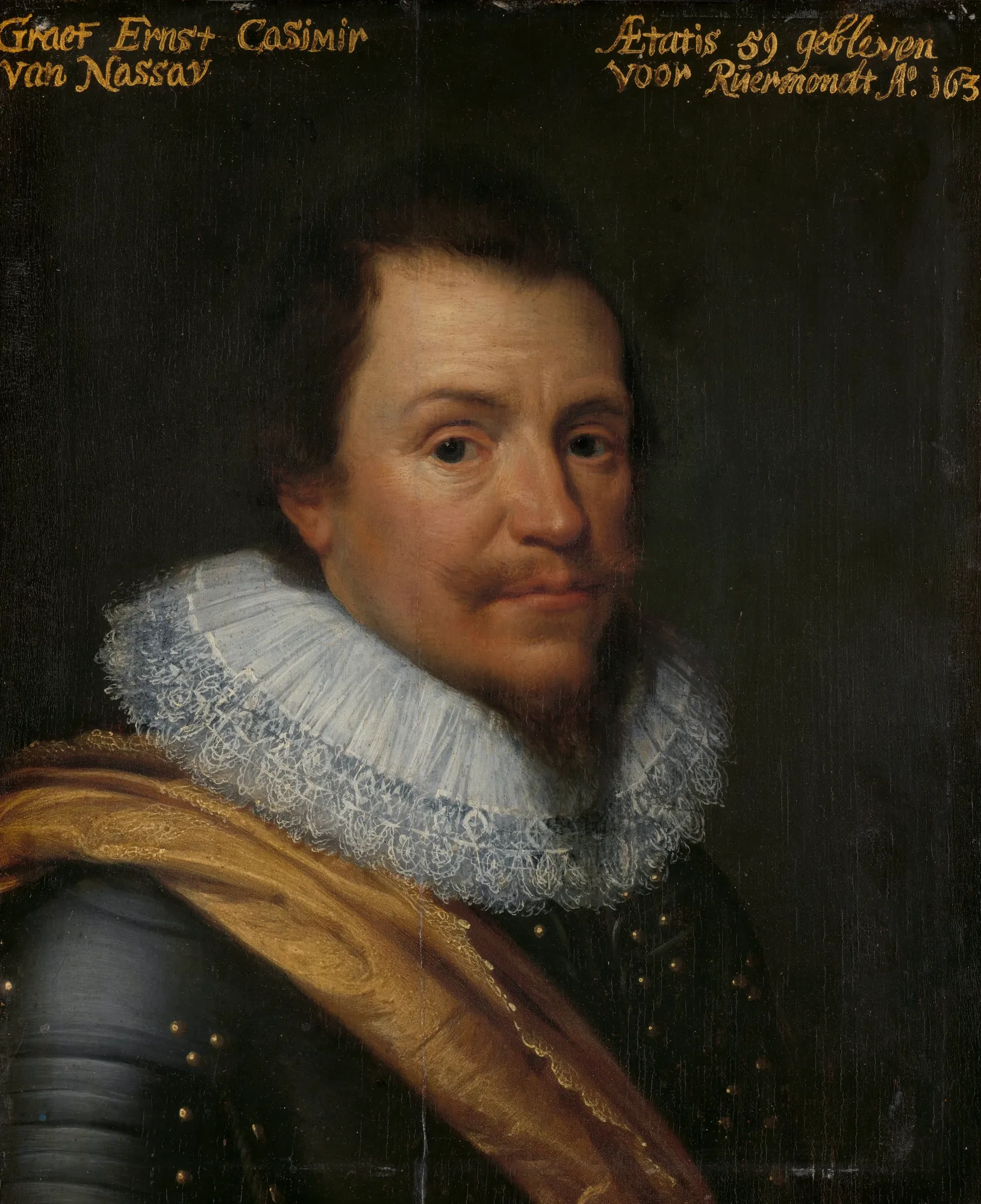 Portrait of Ernst Casimir, Count of Nassau-Dietz