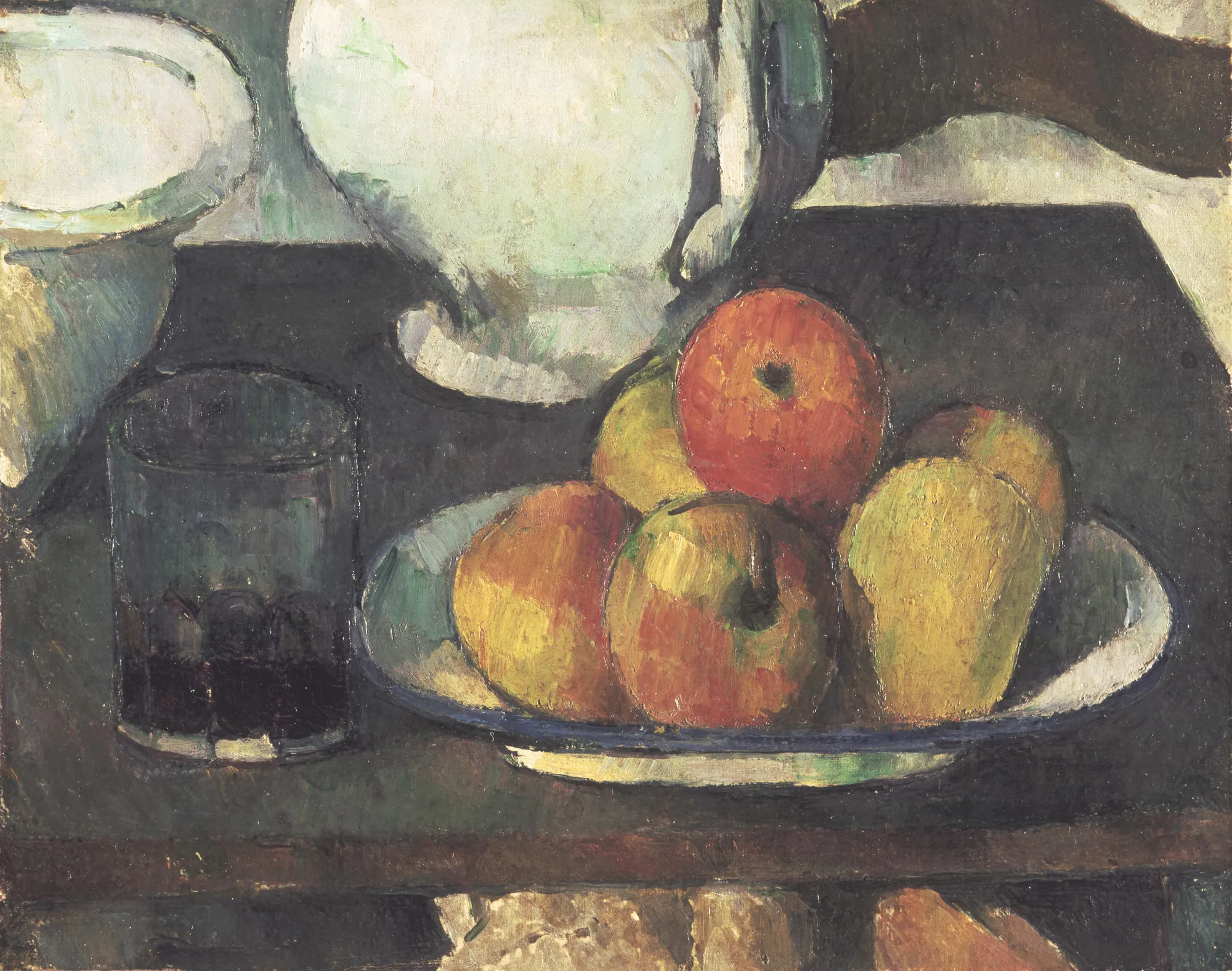 Still Life with Apples and a Glass of Wine