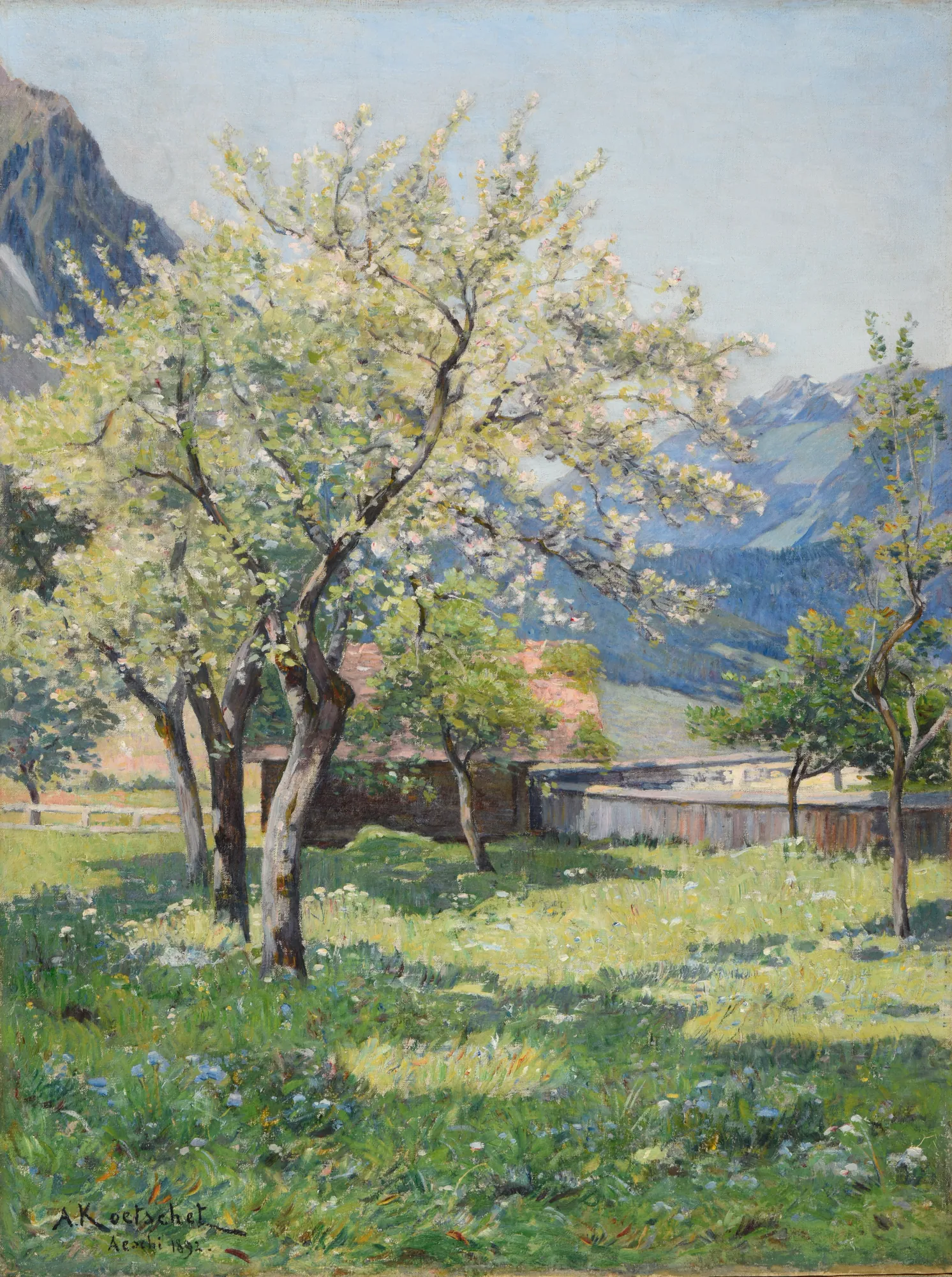 Au printemps à Aeschi