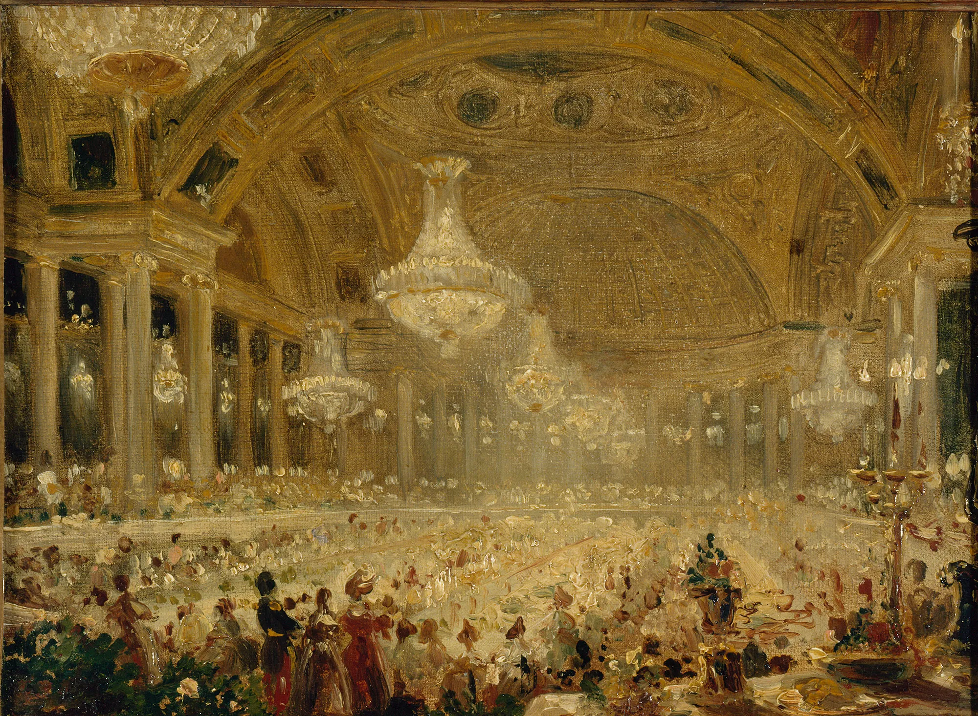 Le Banquet des Dames dans la Salle de Spectacle des Tuileries
