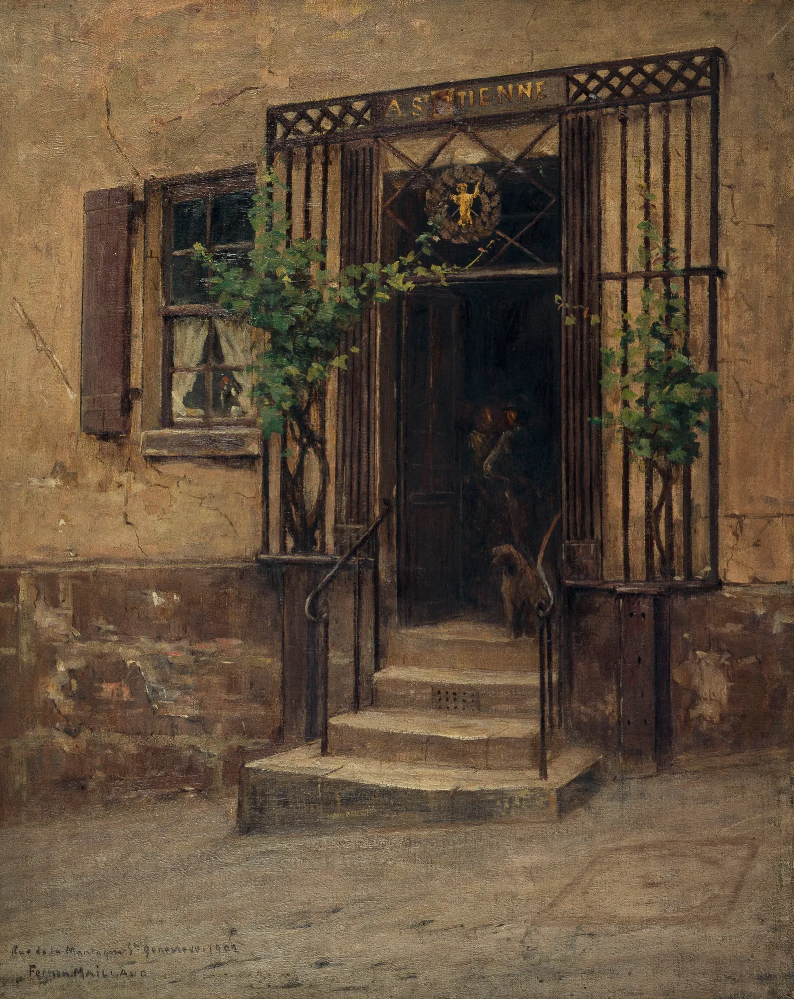 Auberge à l'enseigne de Saint-Étienne, Rue de la Montagne-Sainte-Geneviève