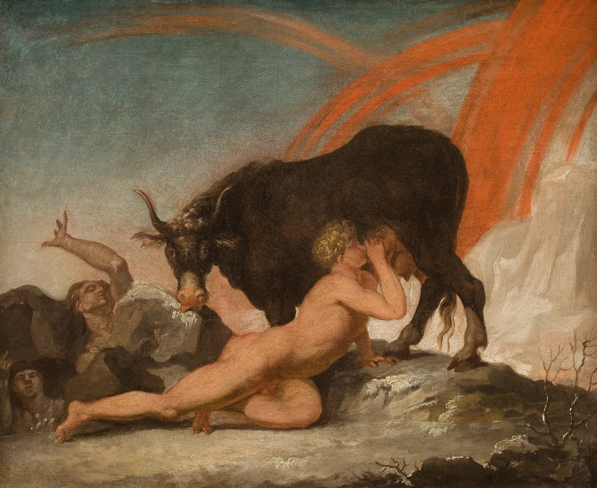 Ymir Suckling the Cow Audhumla
