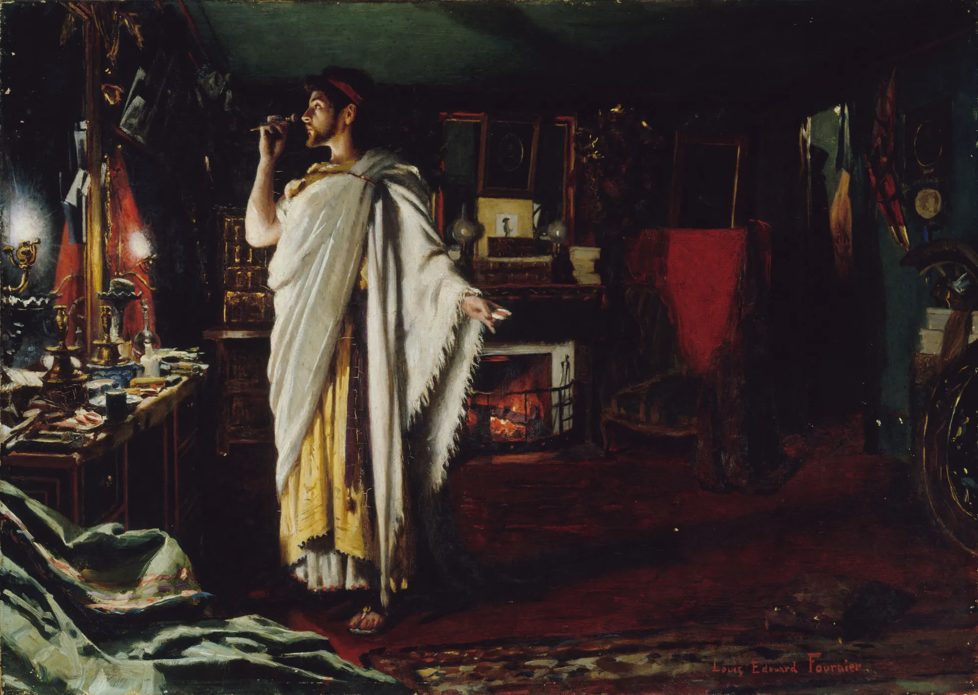 Mounet-Sully in his Dressing Room for Oedipus Rex