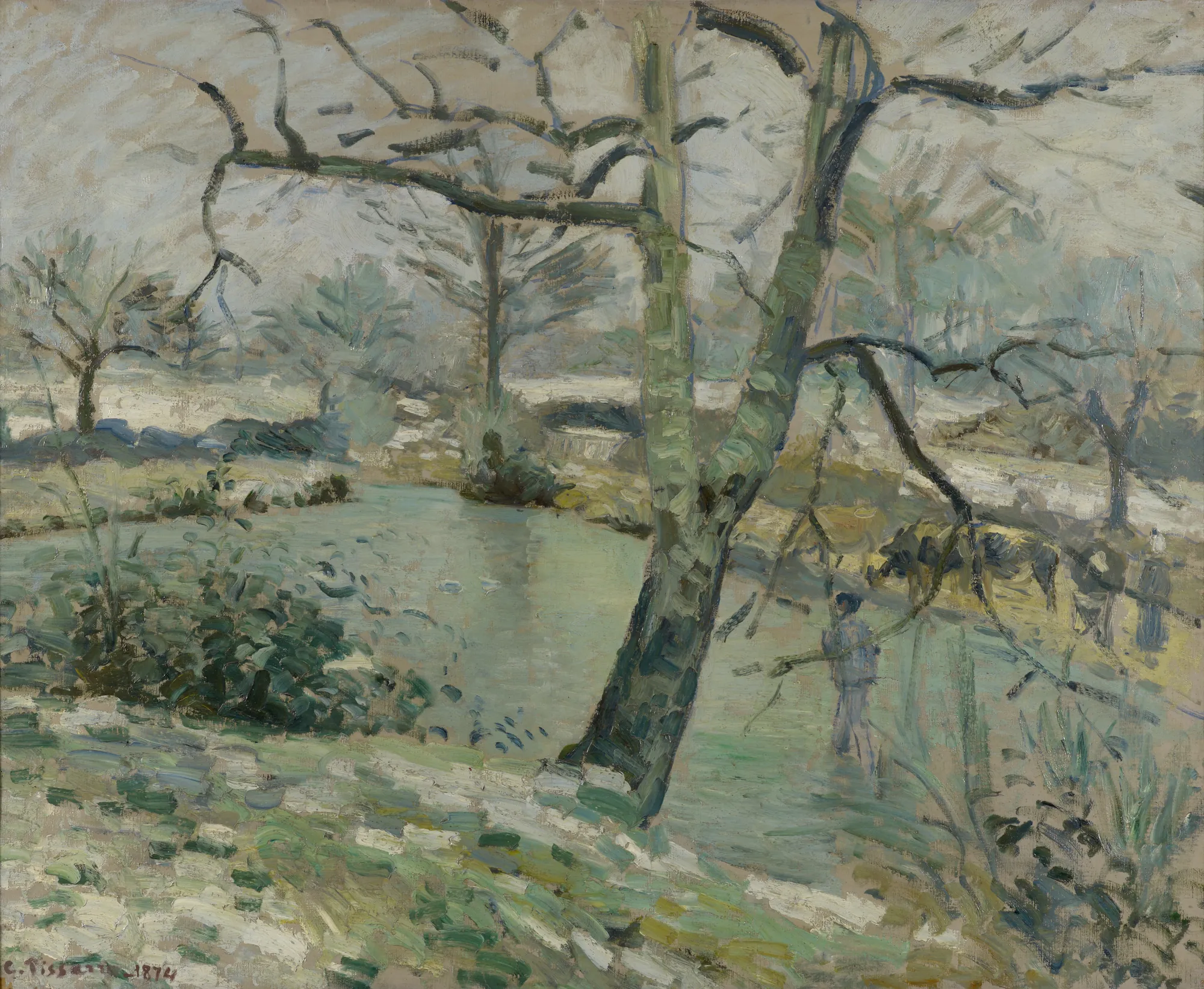L’Etang de Montfoucault, effet d’hiver