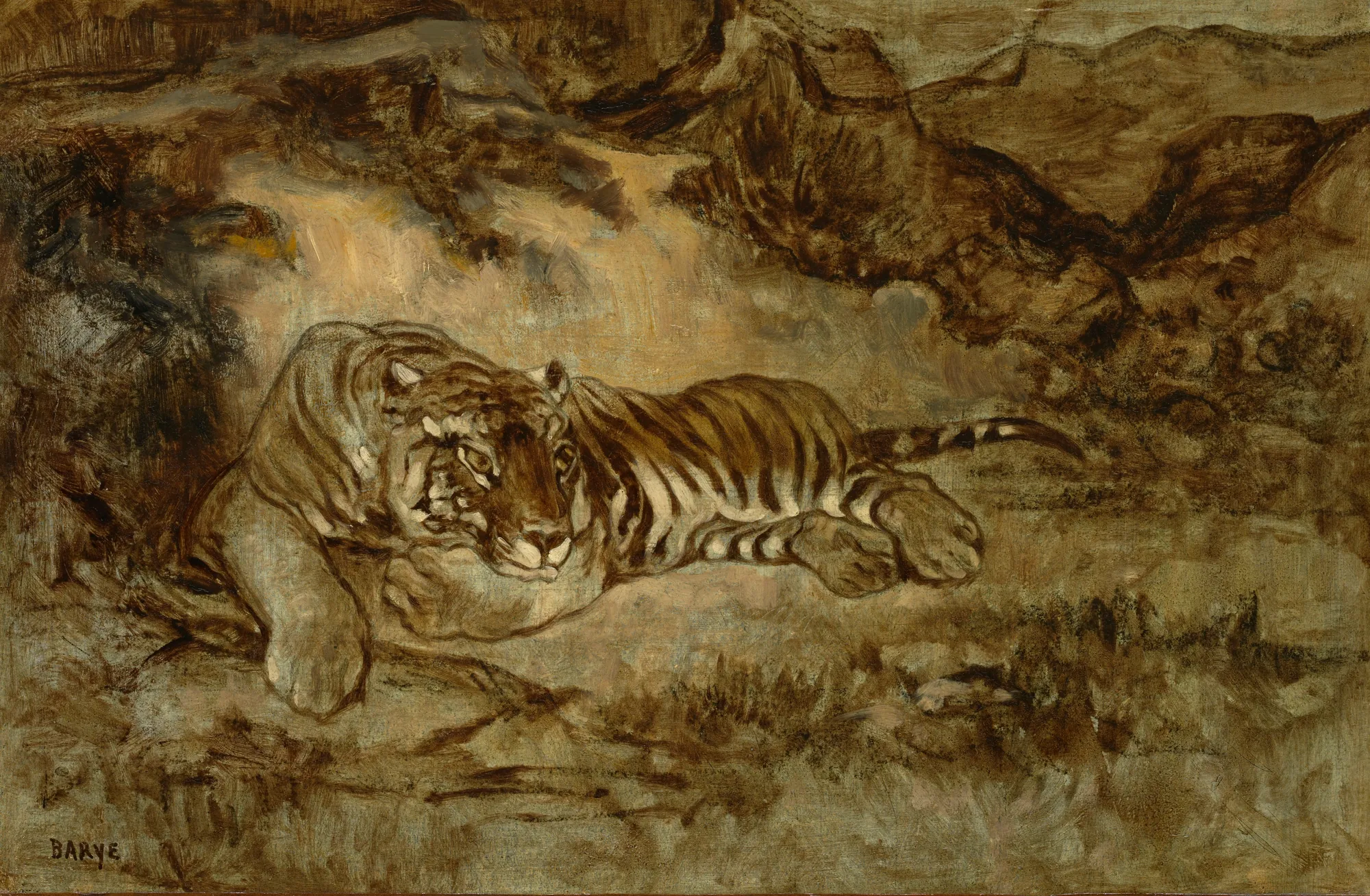 Tiger at Rest