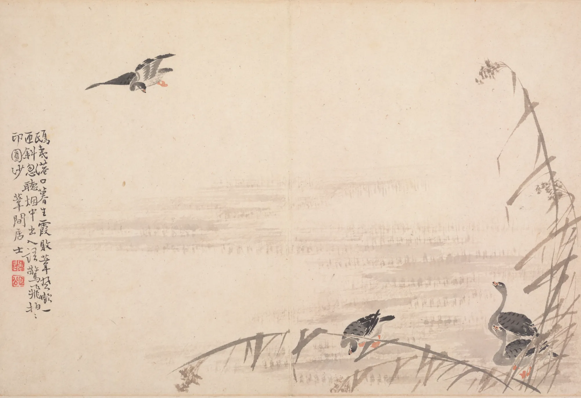 Geese and Reeds