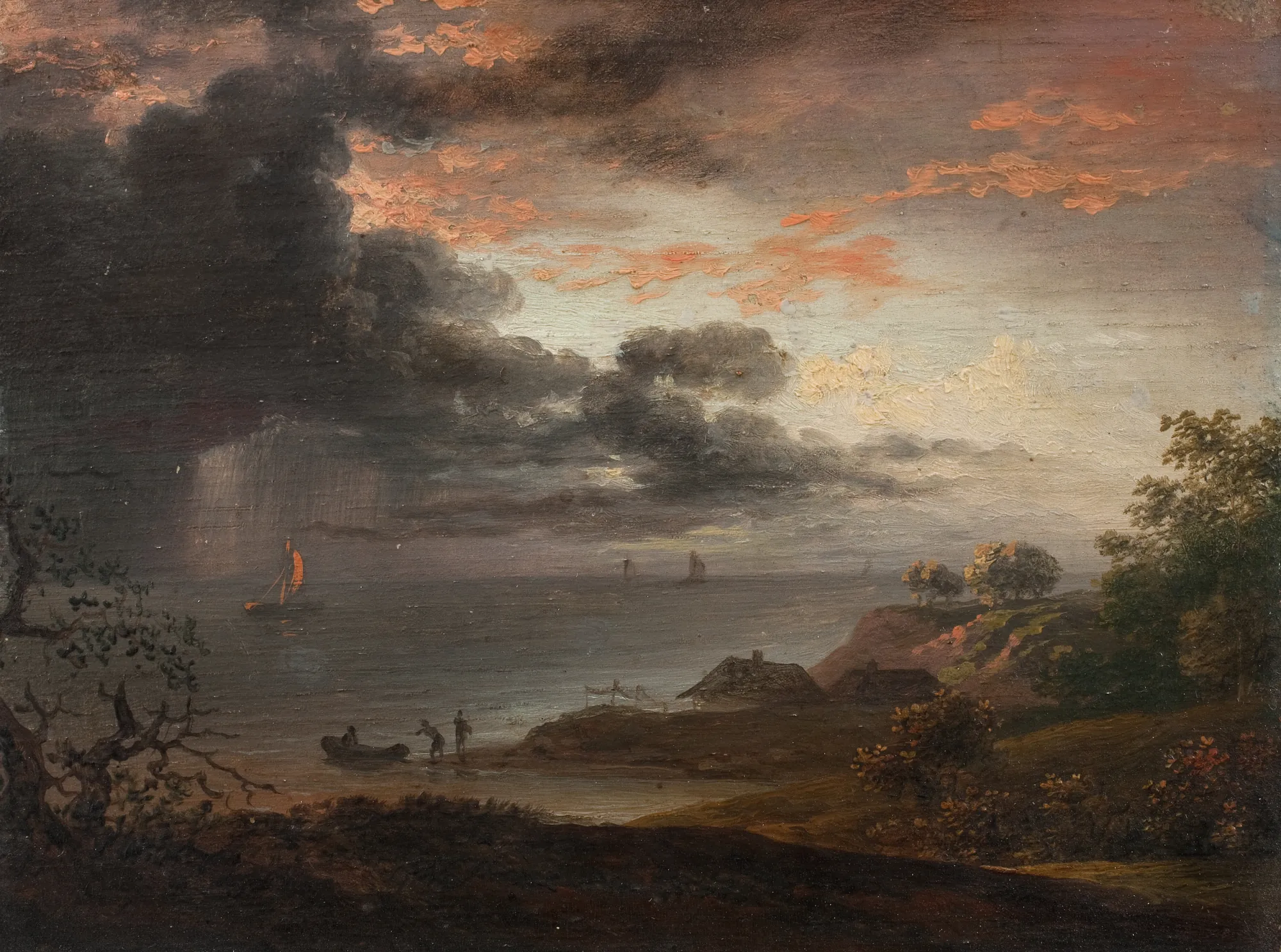 Heavy Rain on the Sea