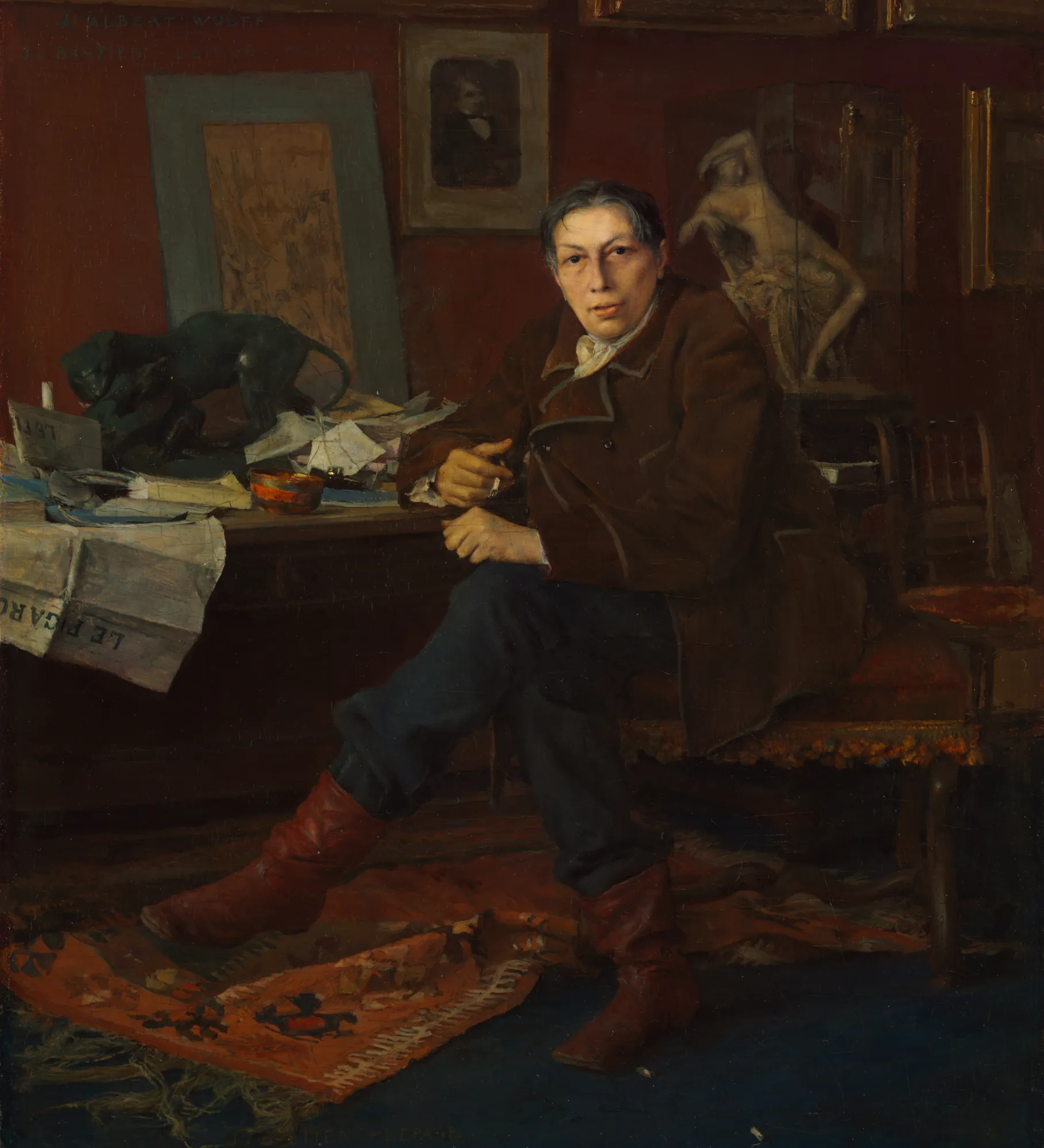 Albert Wolff in His Study