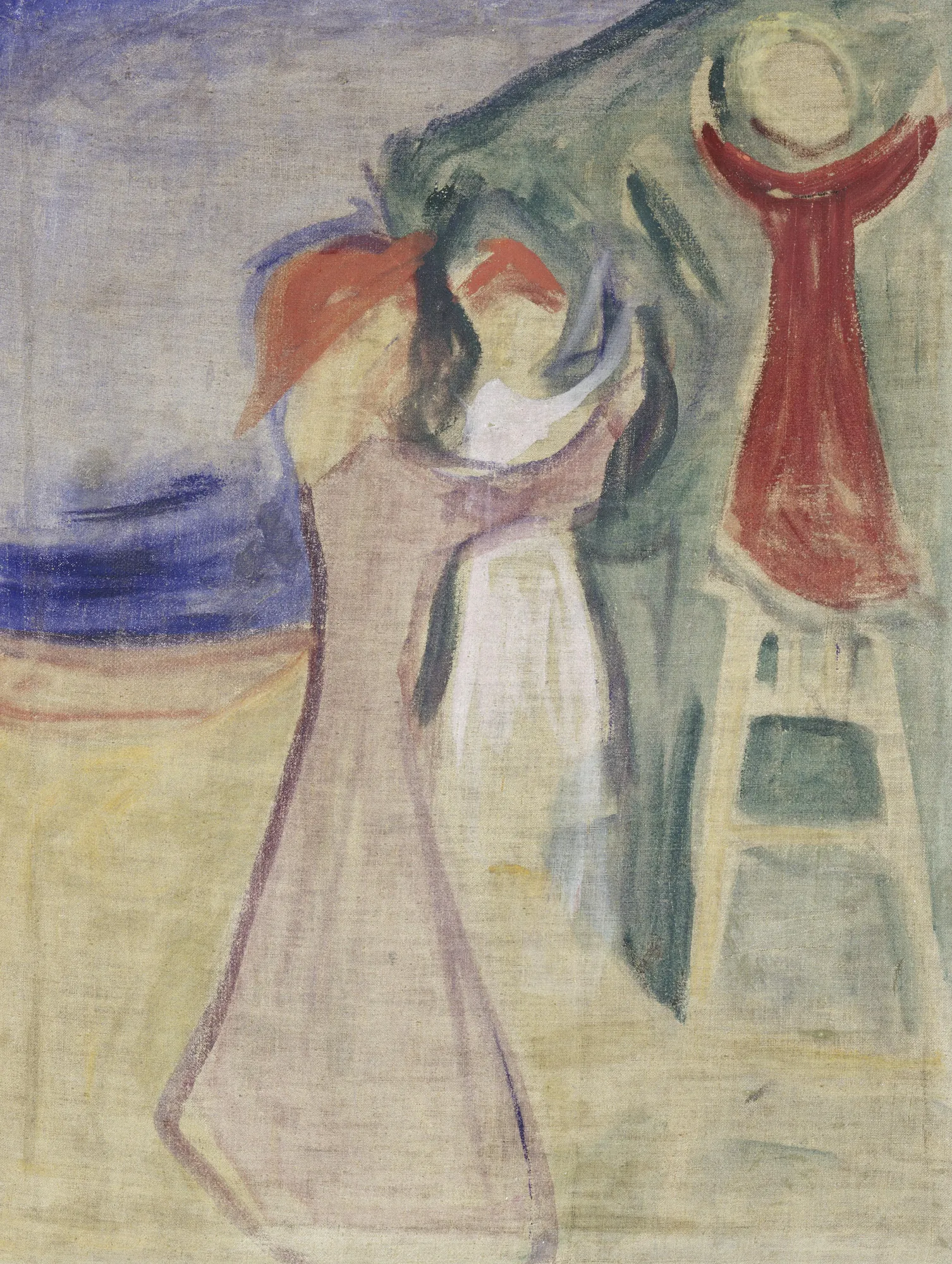 Young Women Picking Fruit