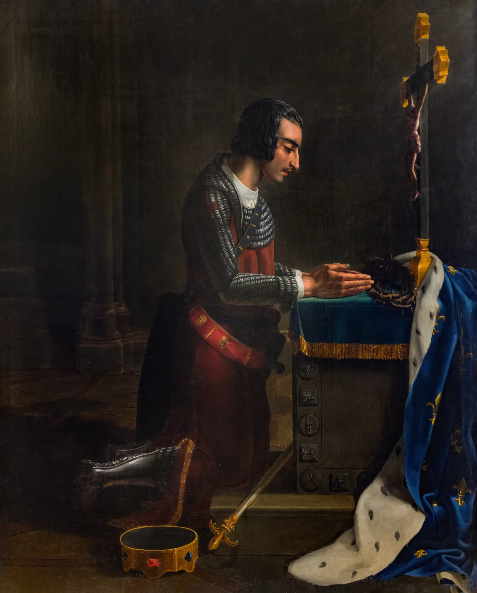Saint Louis en prière
