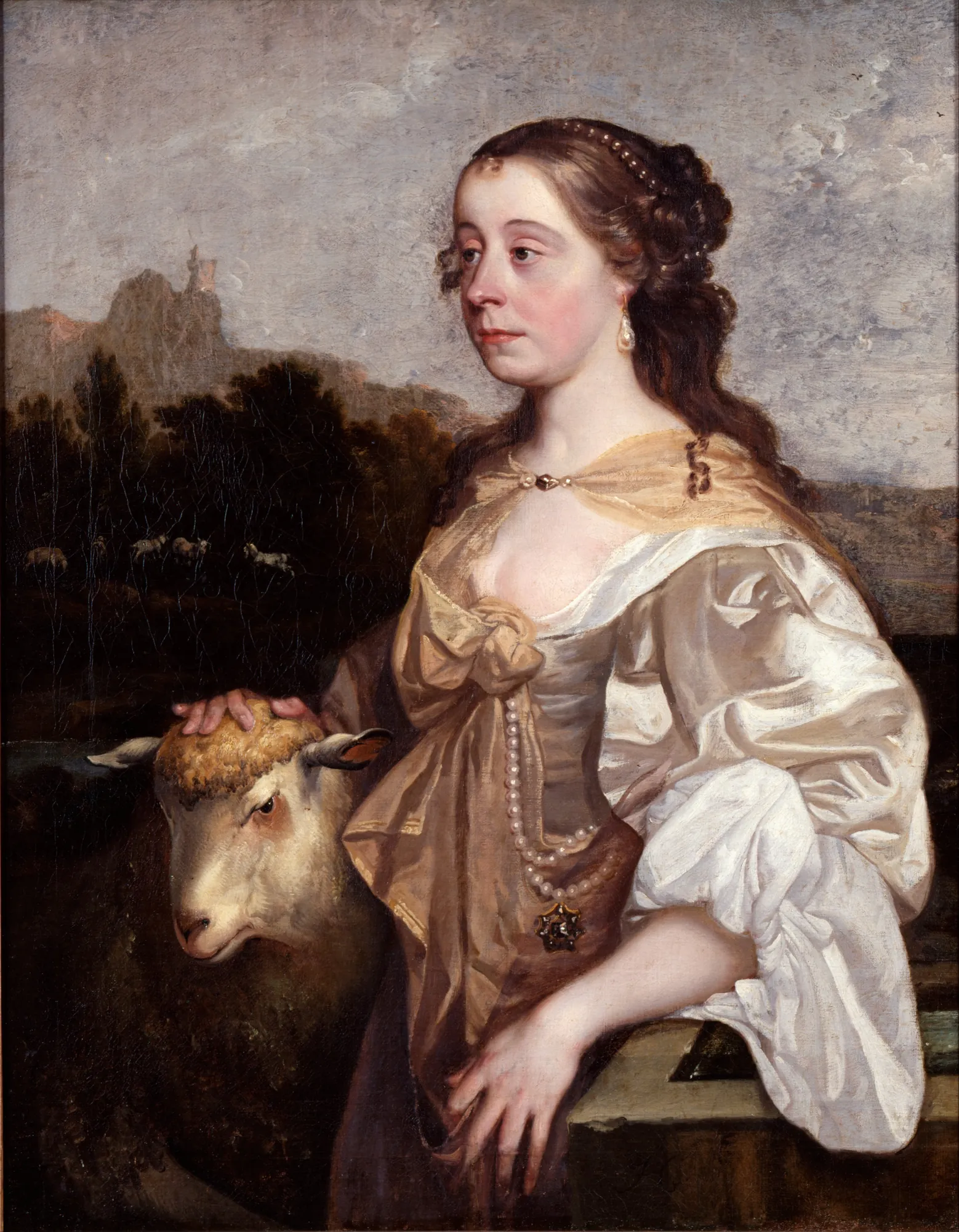 A Lady as a Shepherdess