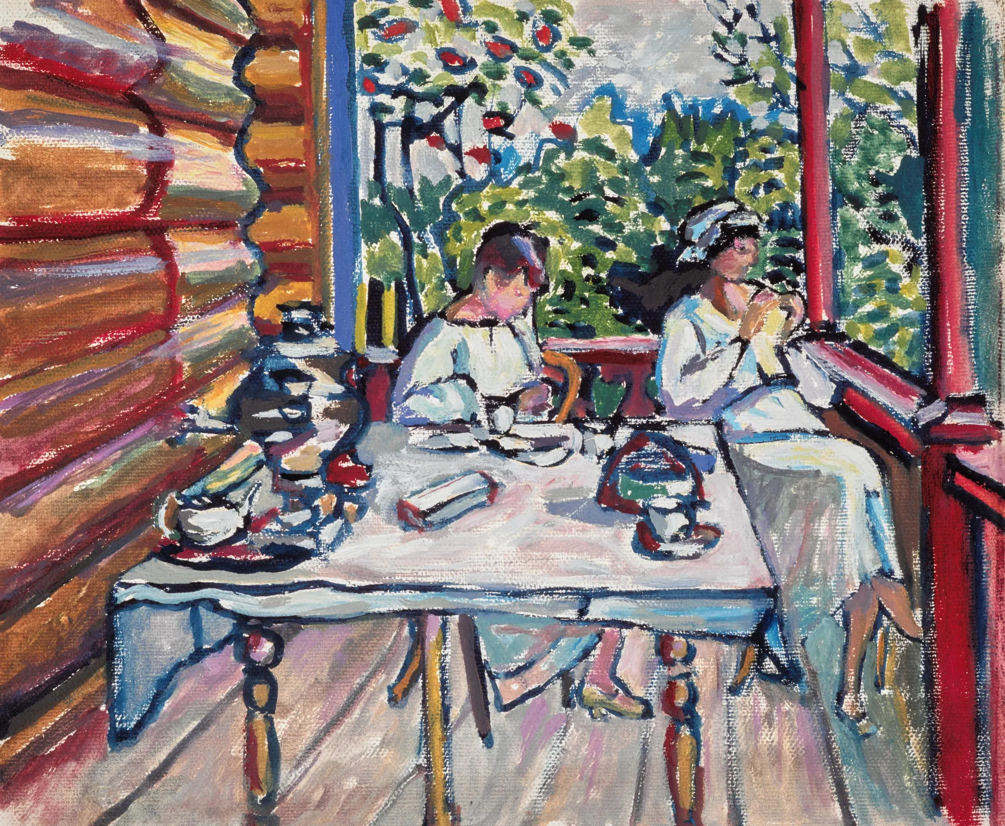 Akhtyrka, Nina and Tatiana in the Veranda