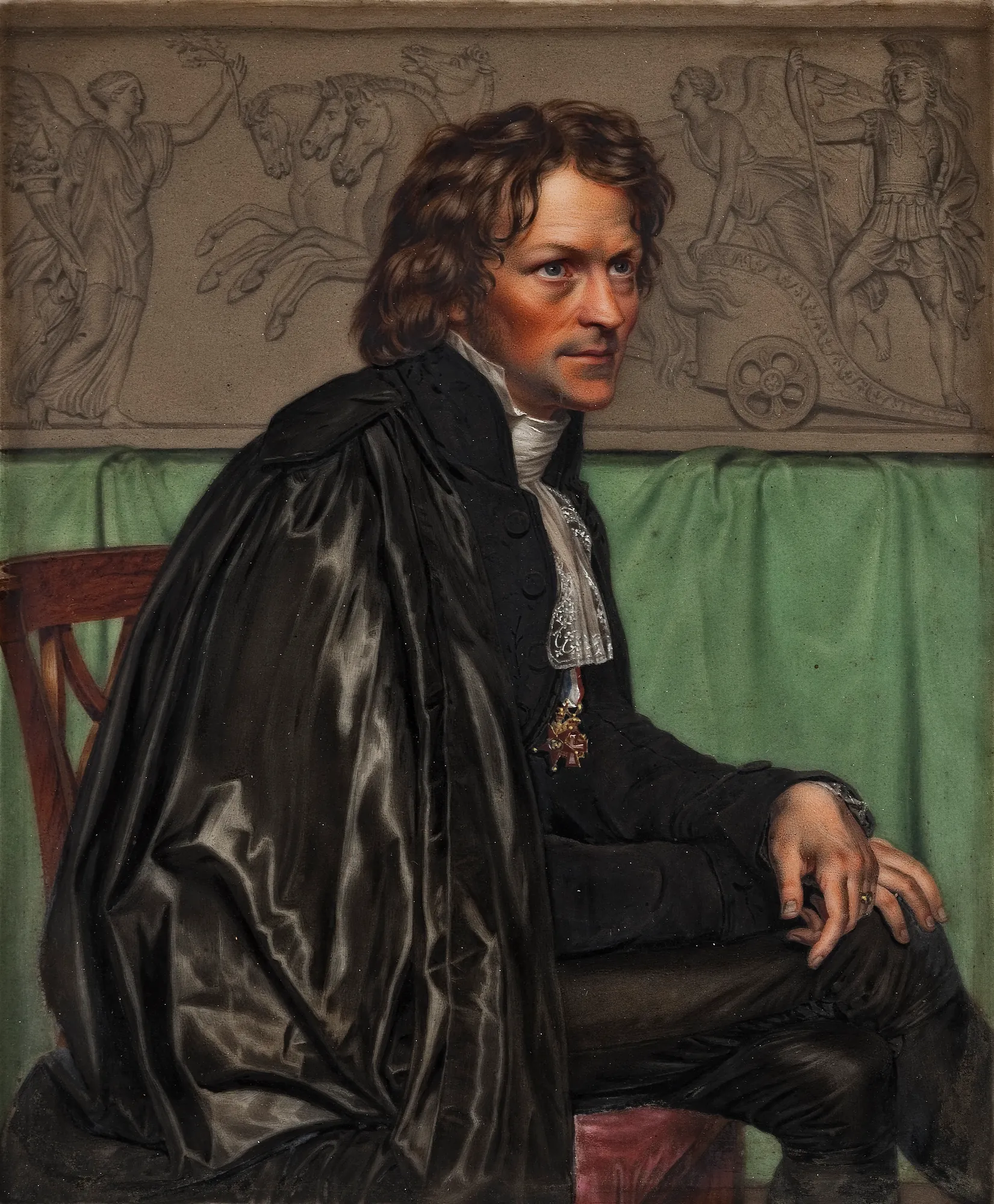 Portrait of Thorvaldsen in the San Luca Academy Uniform