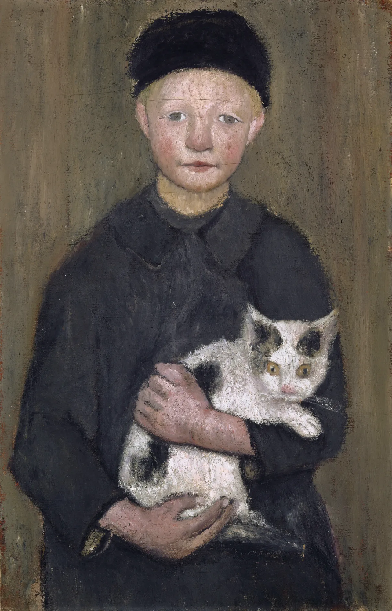 Boy with Cat