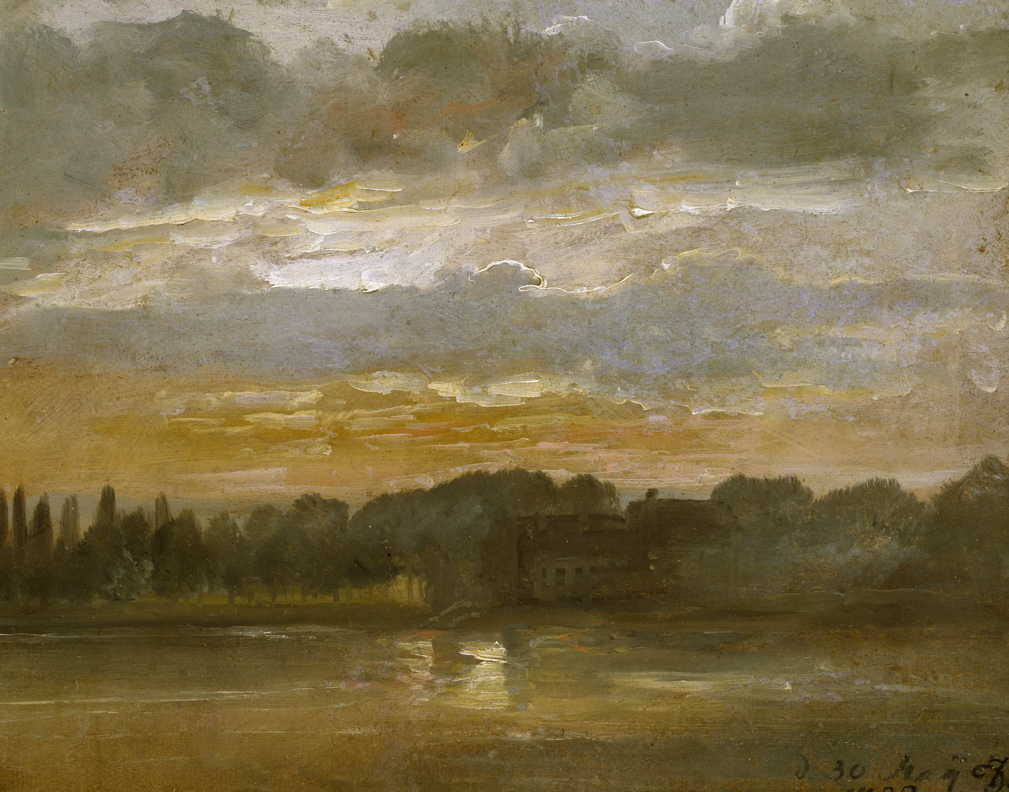 The Elbe in the Evening