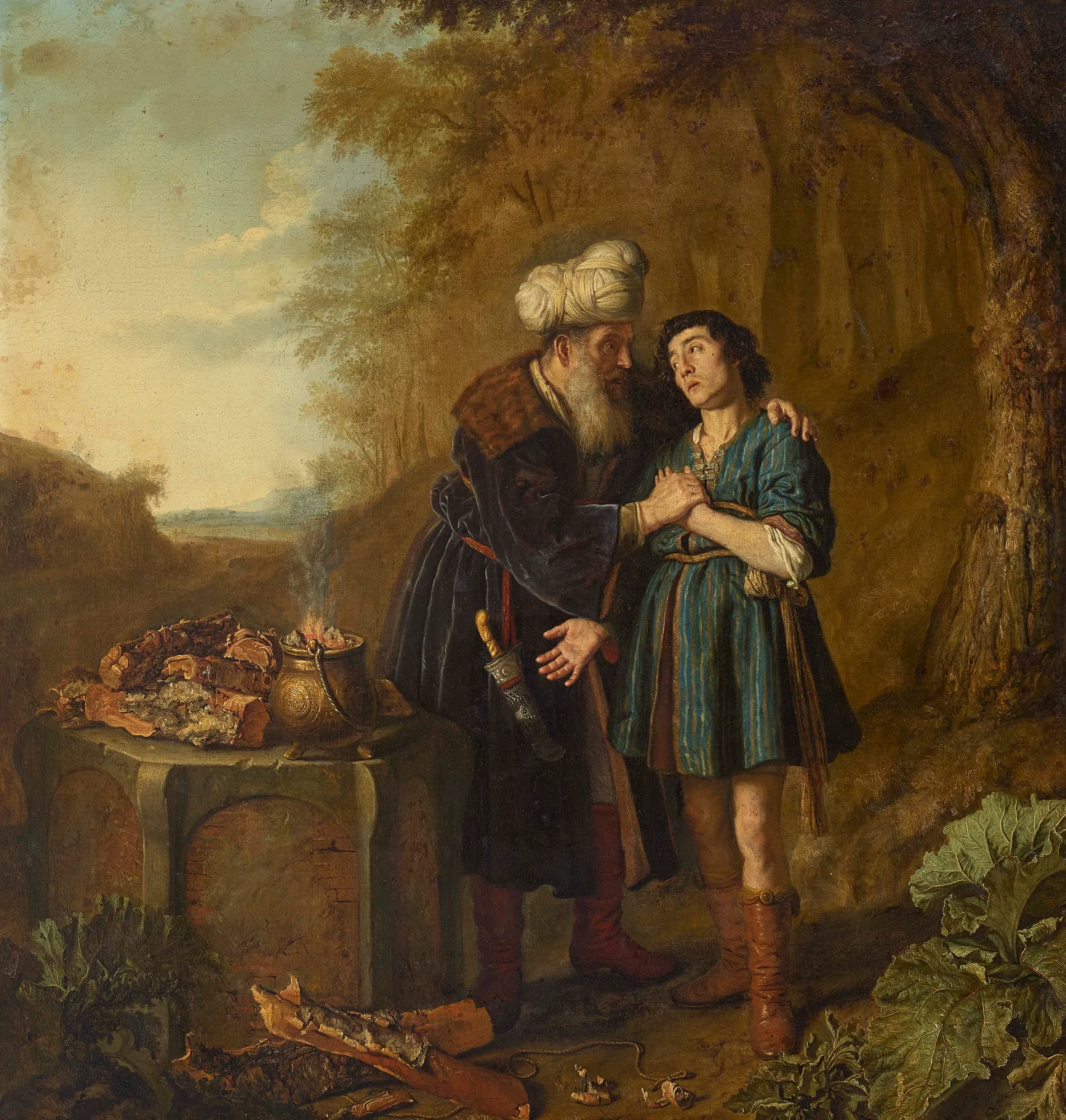 Abraham and Isaac before the Sacrifice