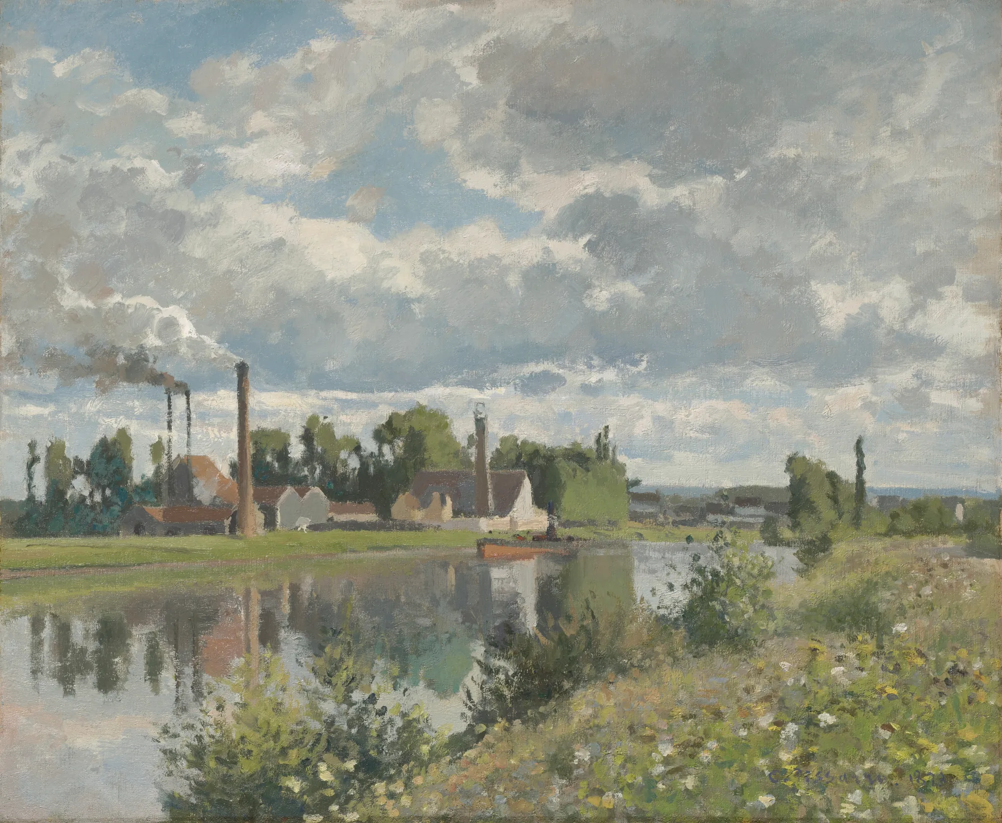 The River Oise near Pontoise