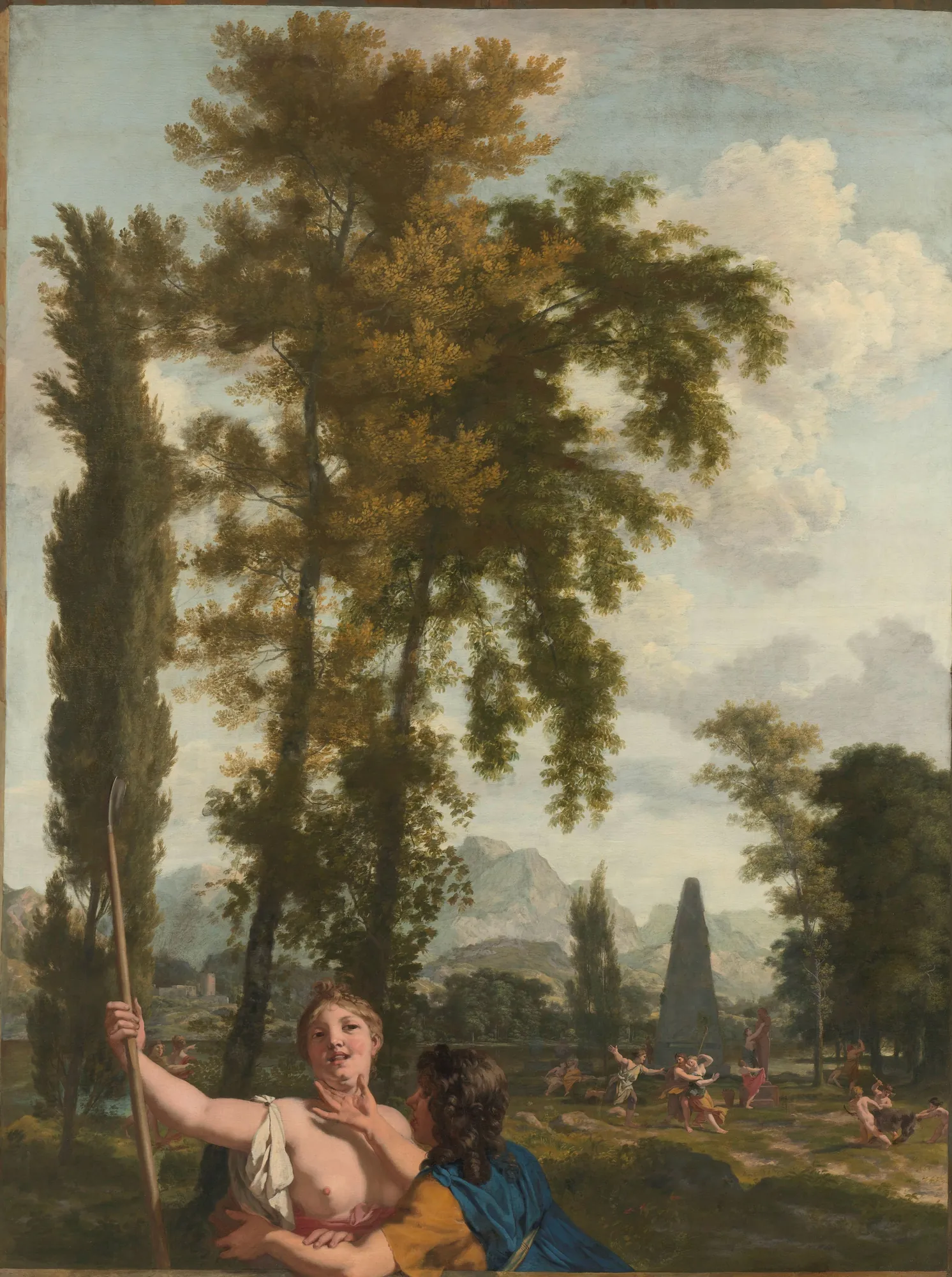 Italian Landscape with Shepherd and Shepherdess