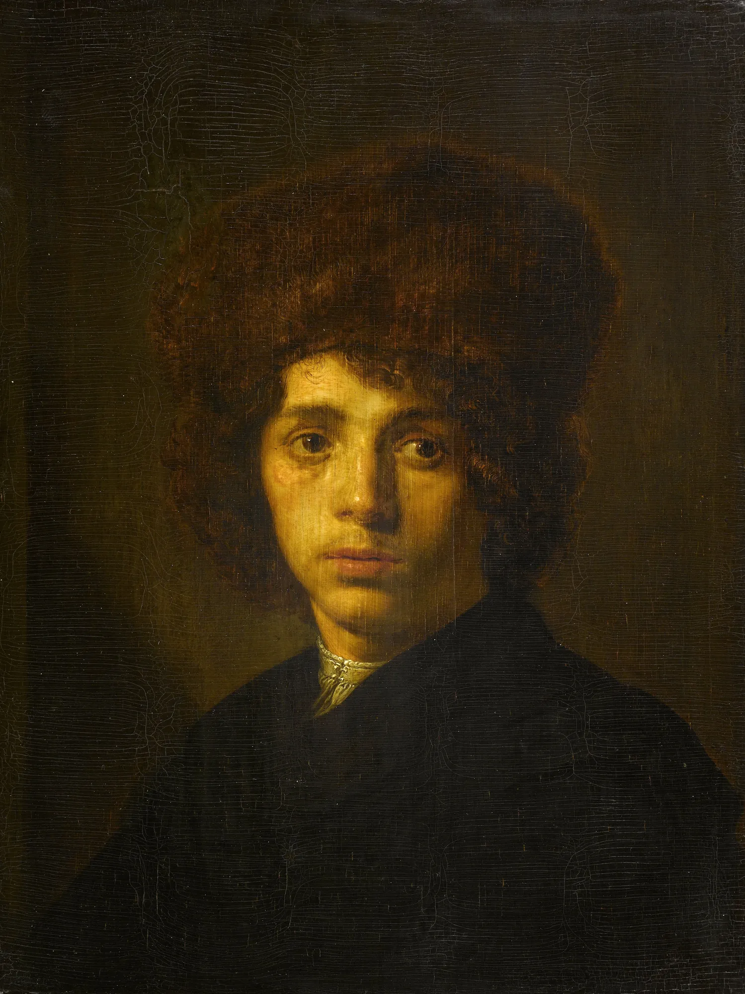 Young Man with a Fur Hat