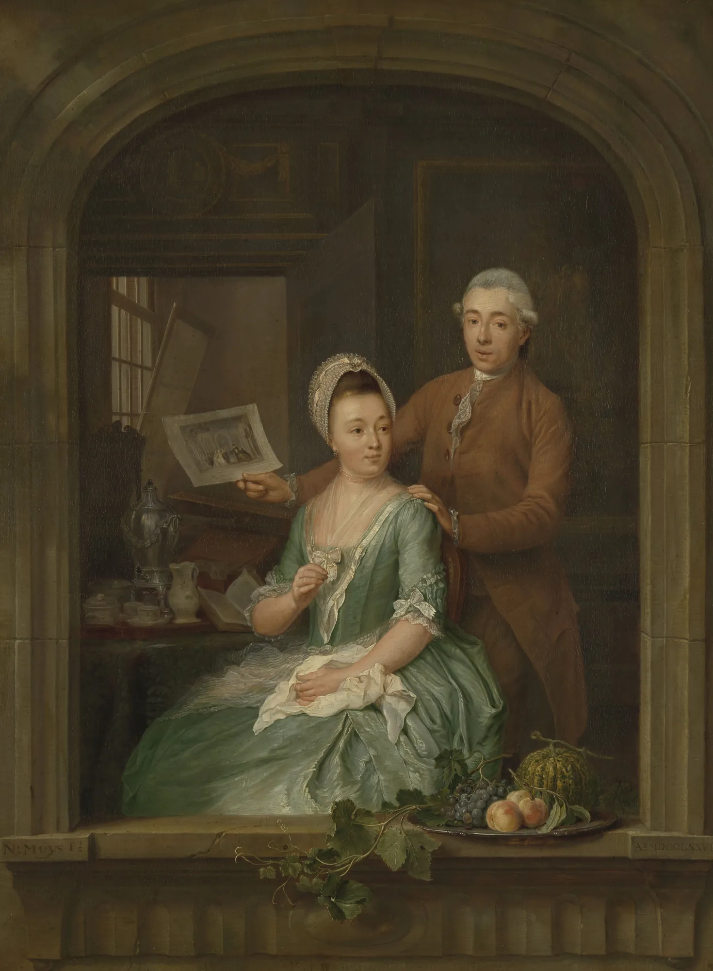 Portrait of Robert Muys and his Wife Maria Nozeman
