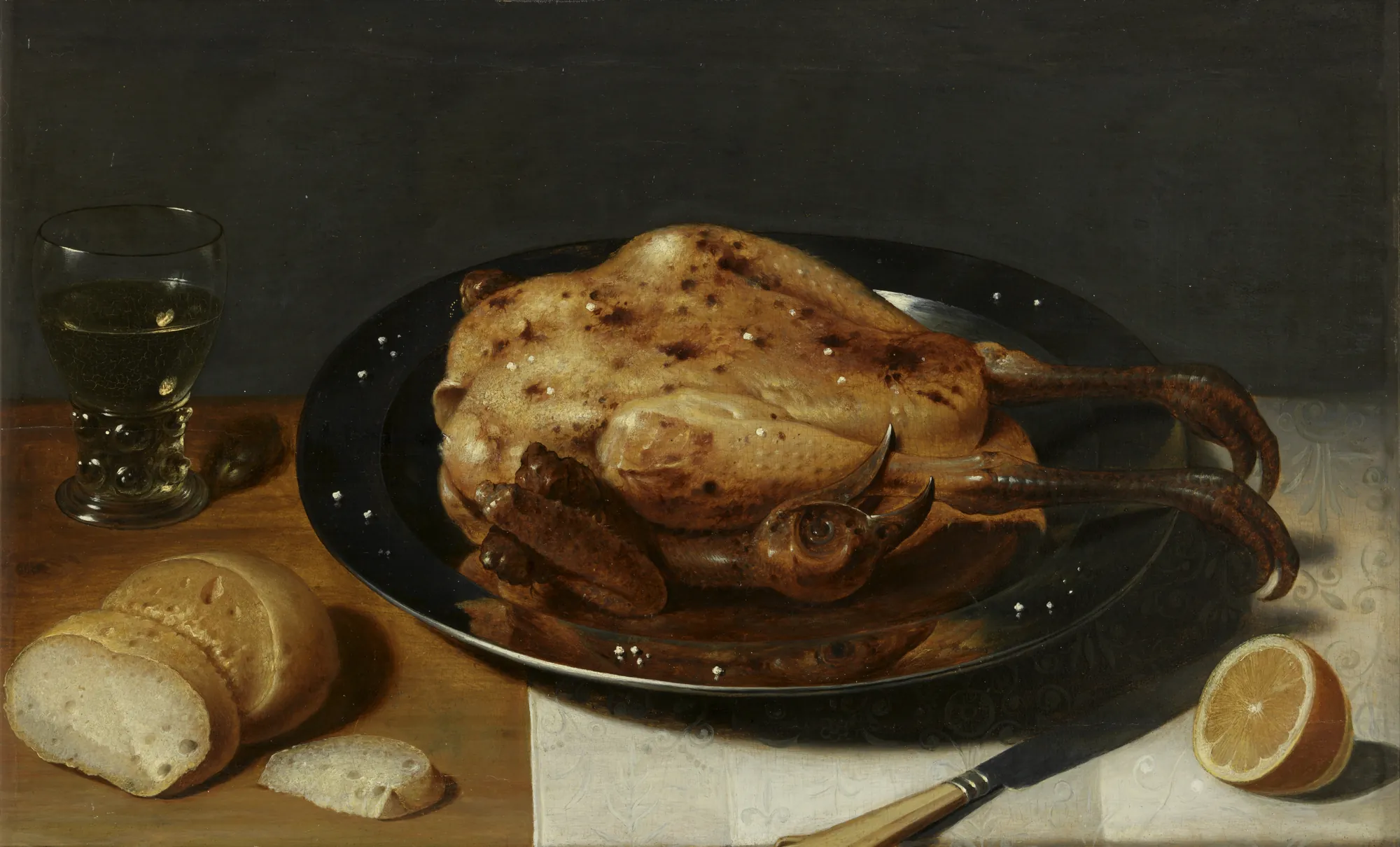 Still Life with Roasted Capon