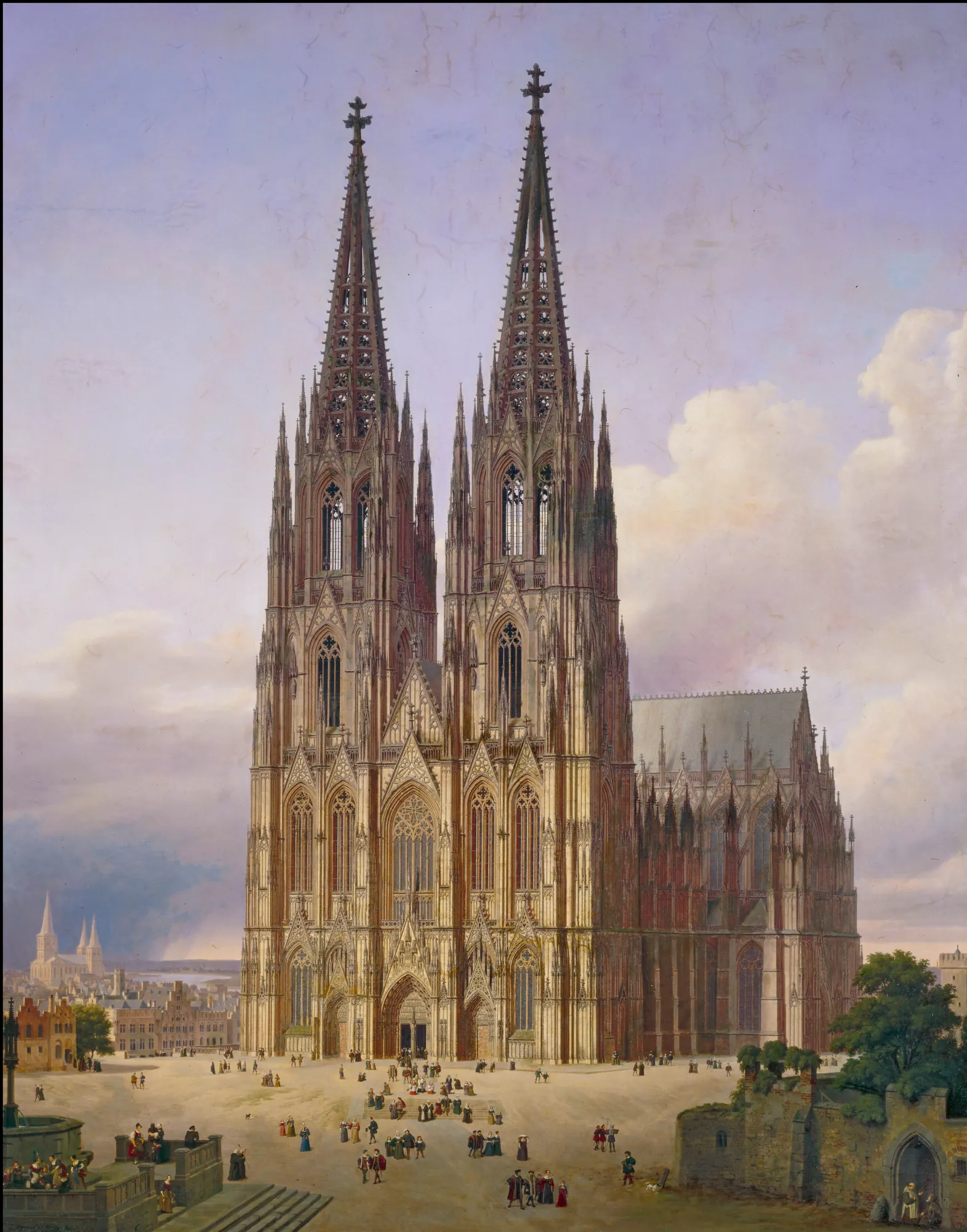 Ideal View of Cologne Cathedral